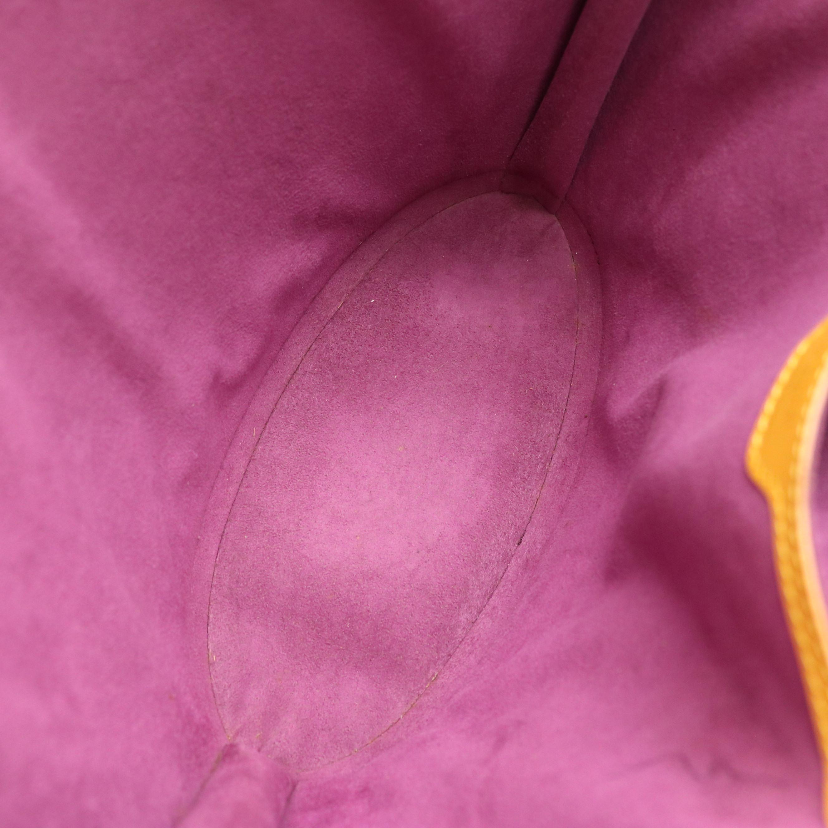 Louis Vuitton Saint Jacques PM in Tassil Yellow Epi/Smooth Leather