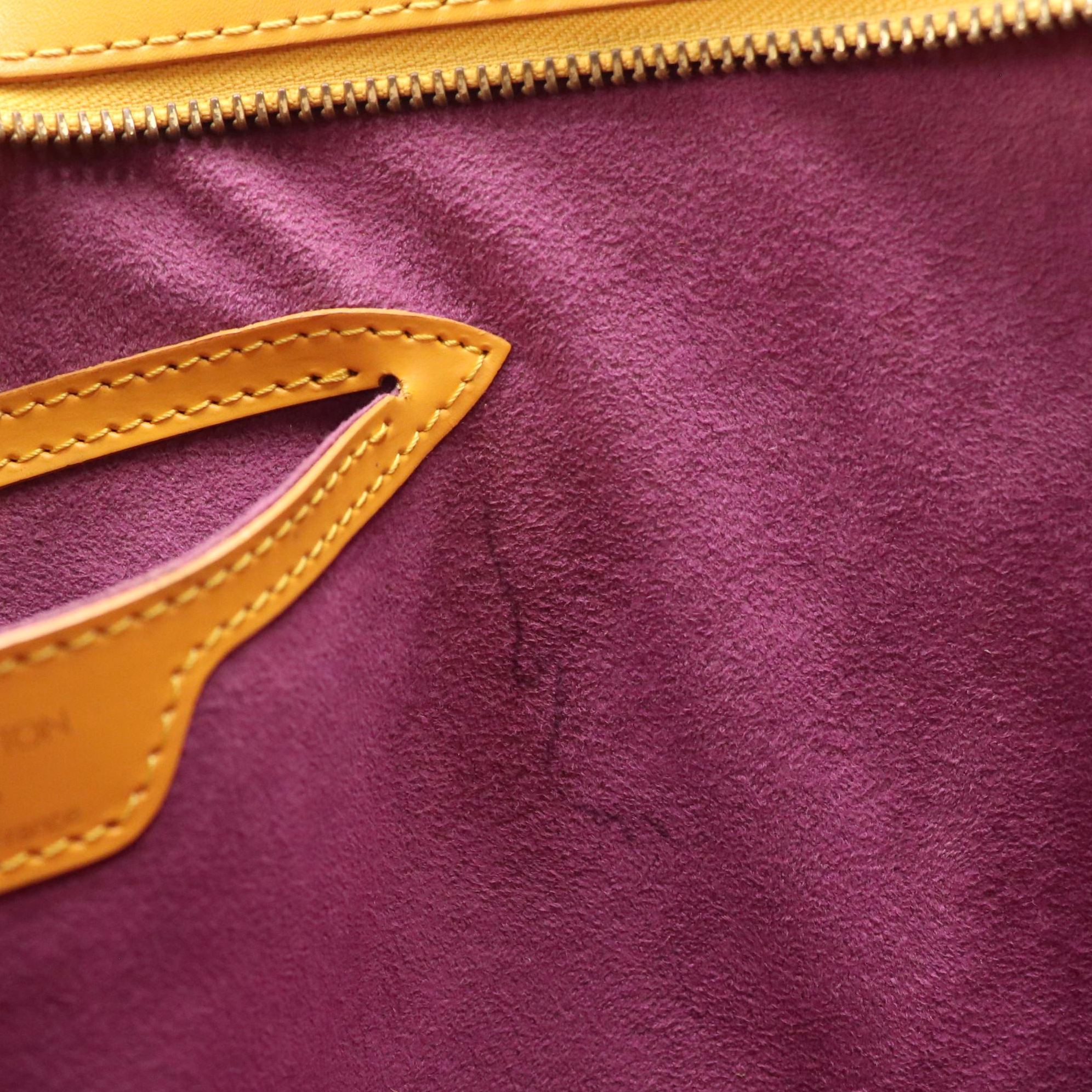 Louis Vuitton Saint Jacques PM in Tassil Yellow Epi/Smooth Leather