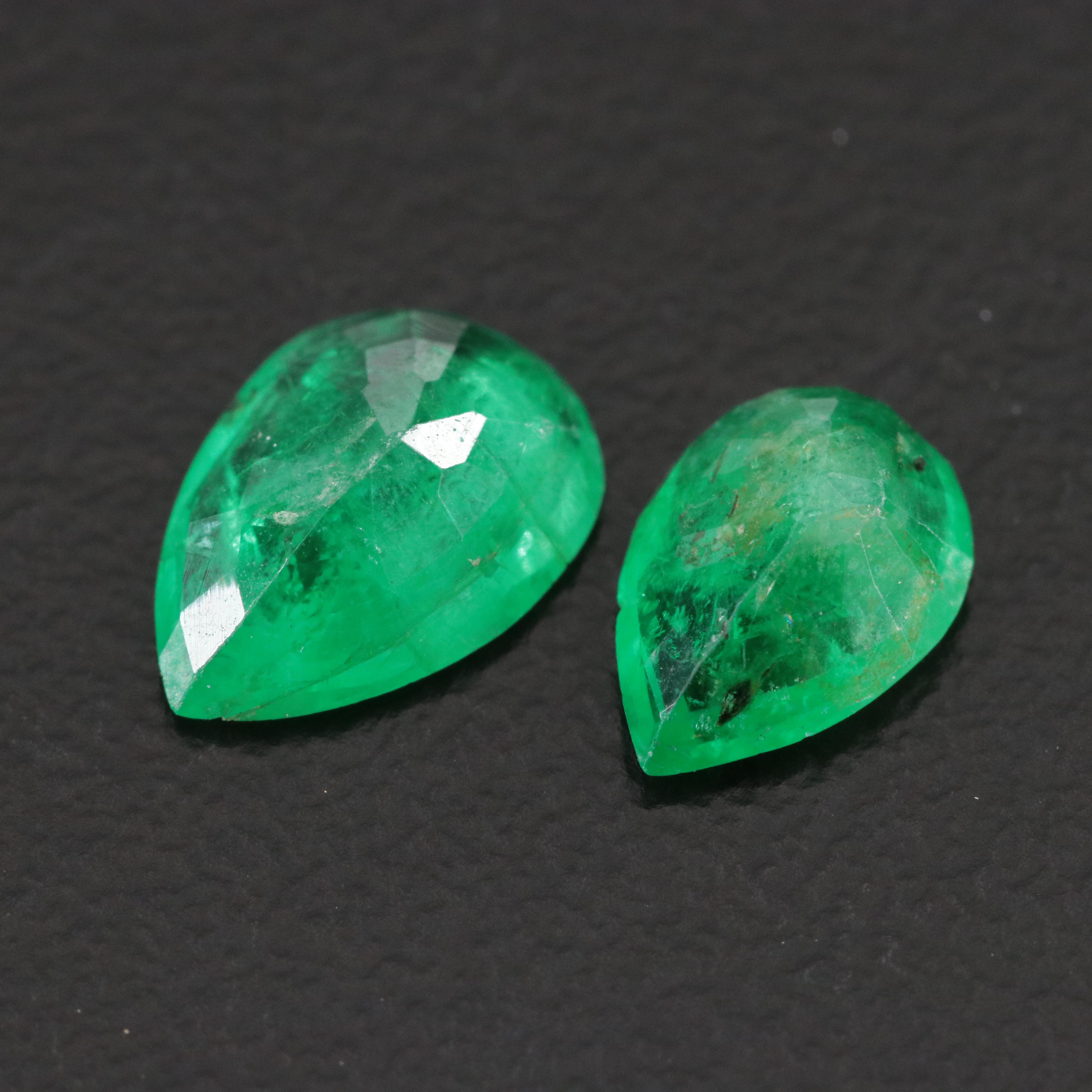 Loose 1.36 CTW Emeralds