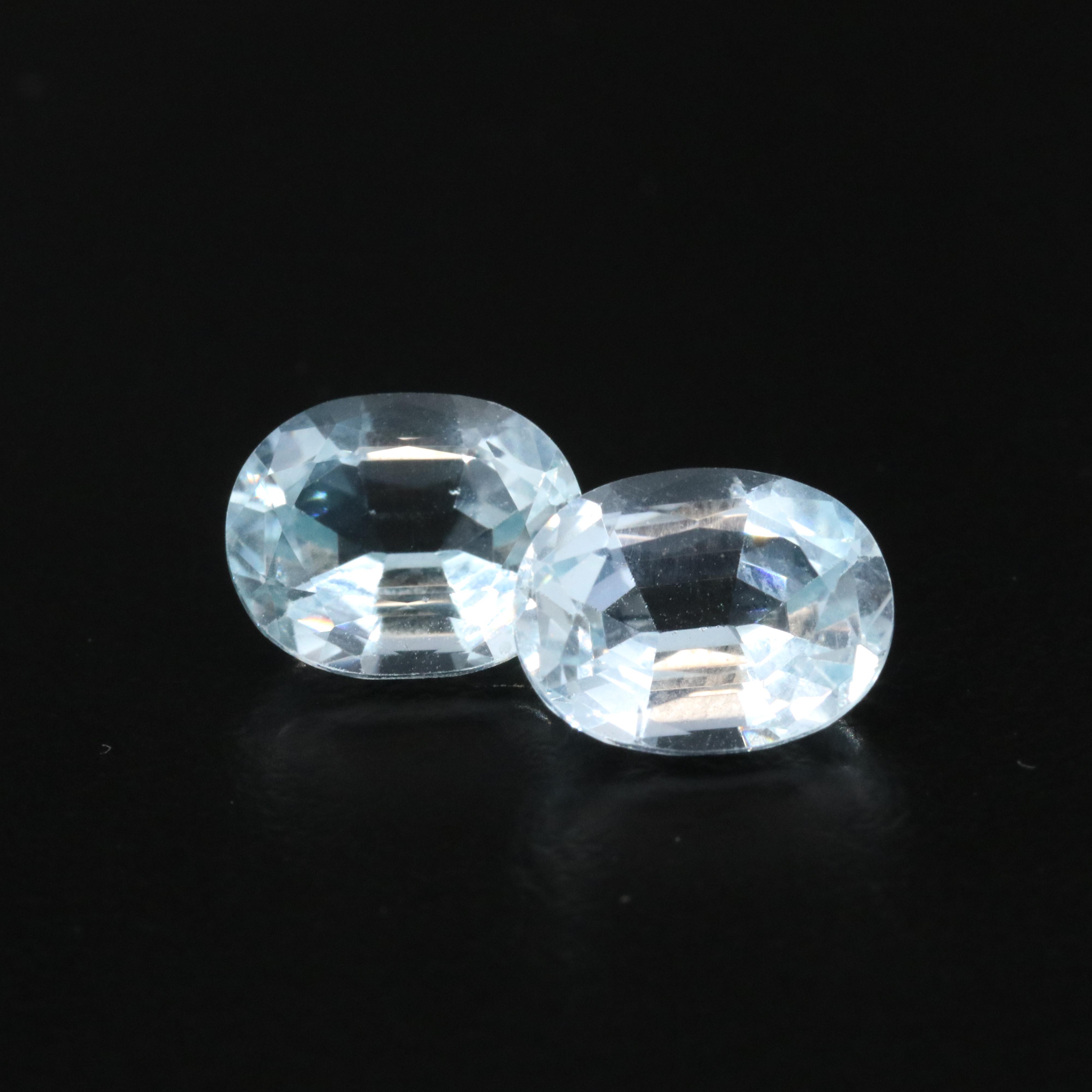 Loose 3.62 CTW Aquamarine Pair