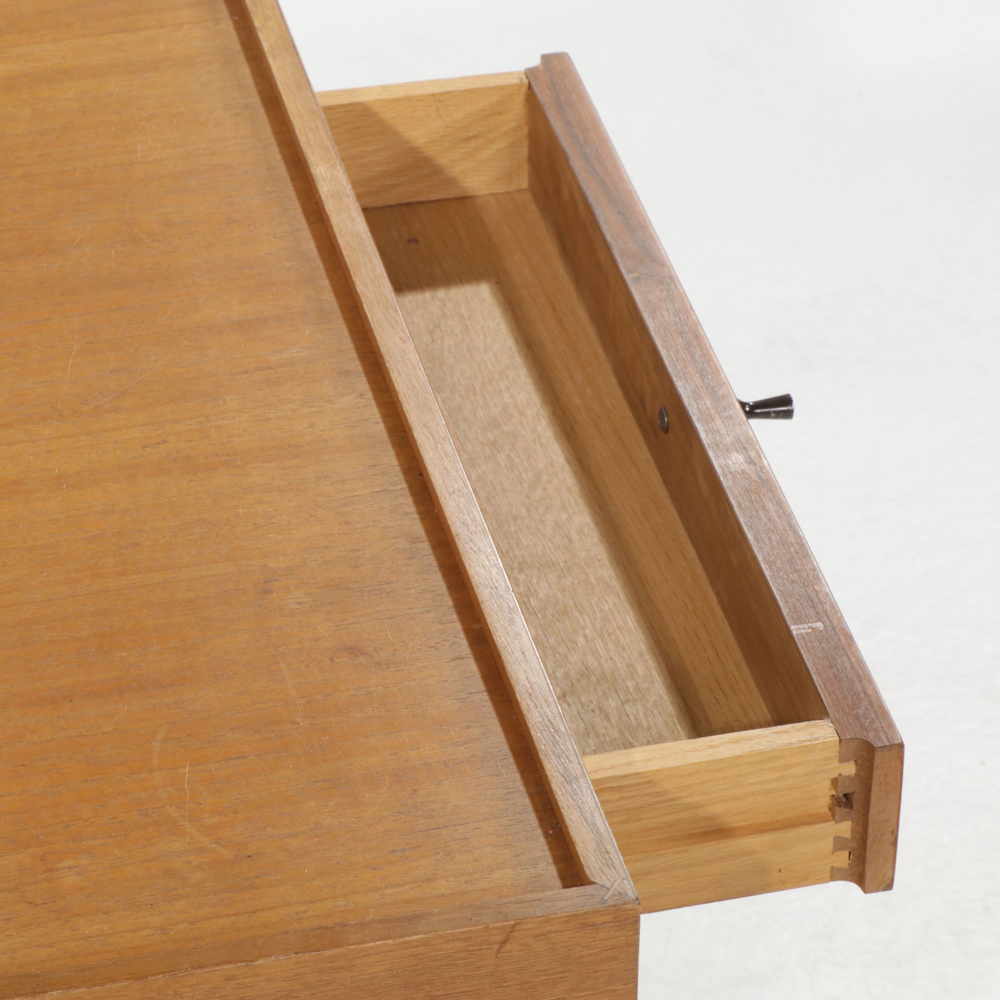 Kipp Stewart for Calvin Furniture Mid Century Modern Teak End Table