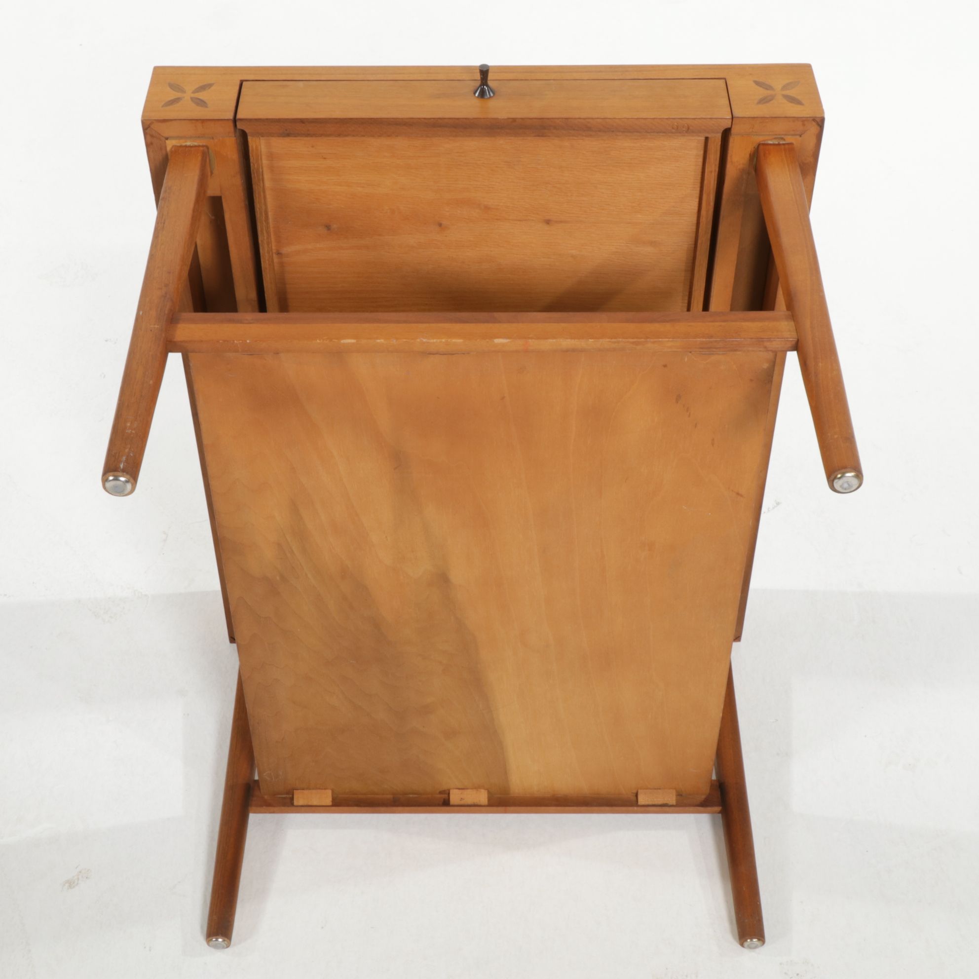 Kipp Stewart for Calvin Furniture Mid Century Modern Teak End Table