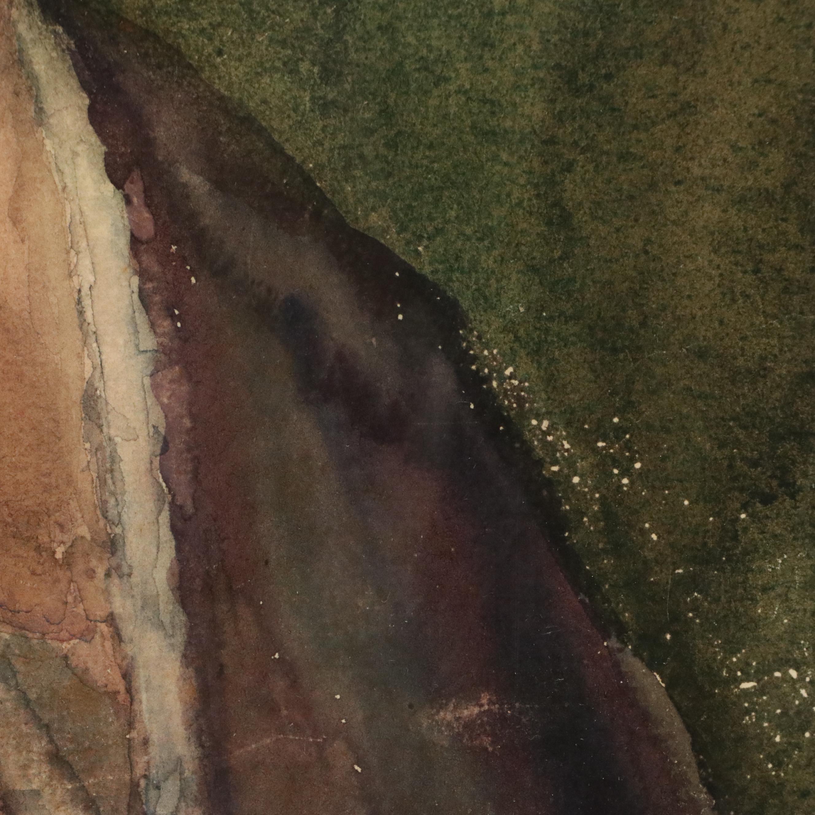 Elizabeth Gowdy Baker Watercolor Portrait of Woman, Late 19th–20th Century