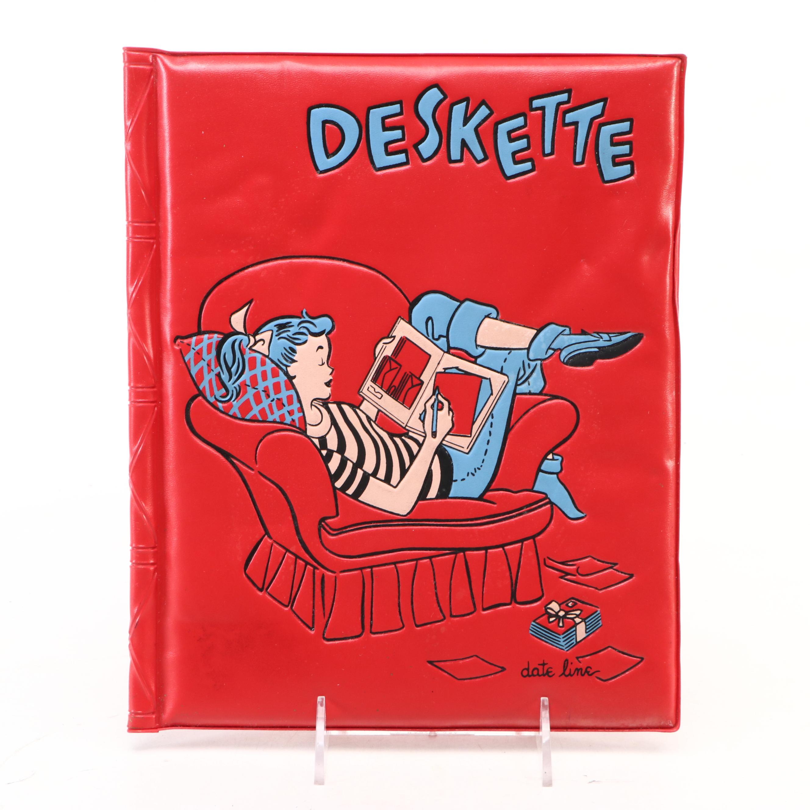 Barbie and Midge Lunch Box with Deskette Vinyl Portfolio, Mid-20th Century