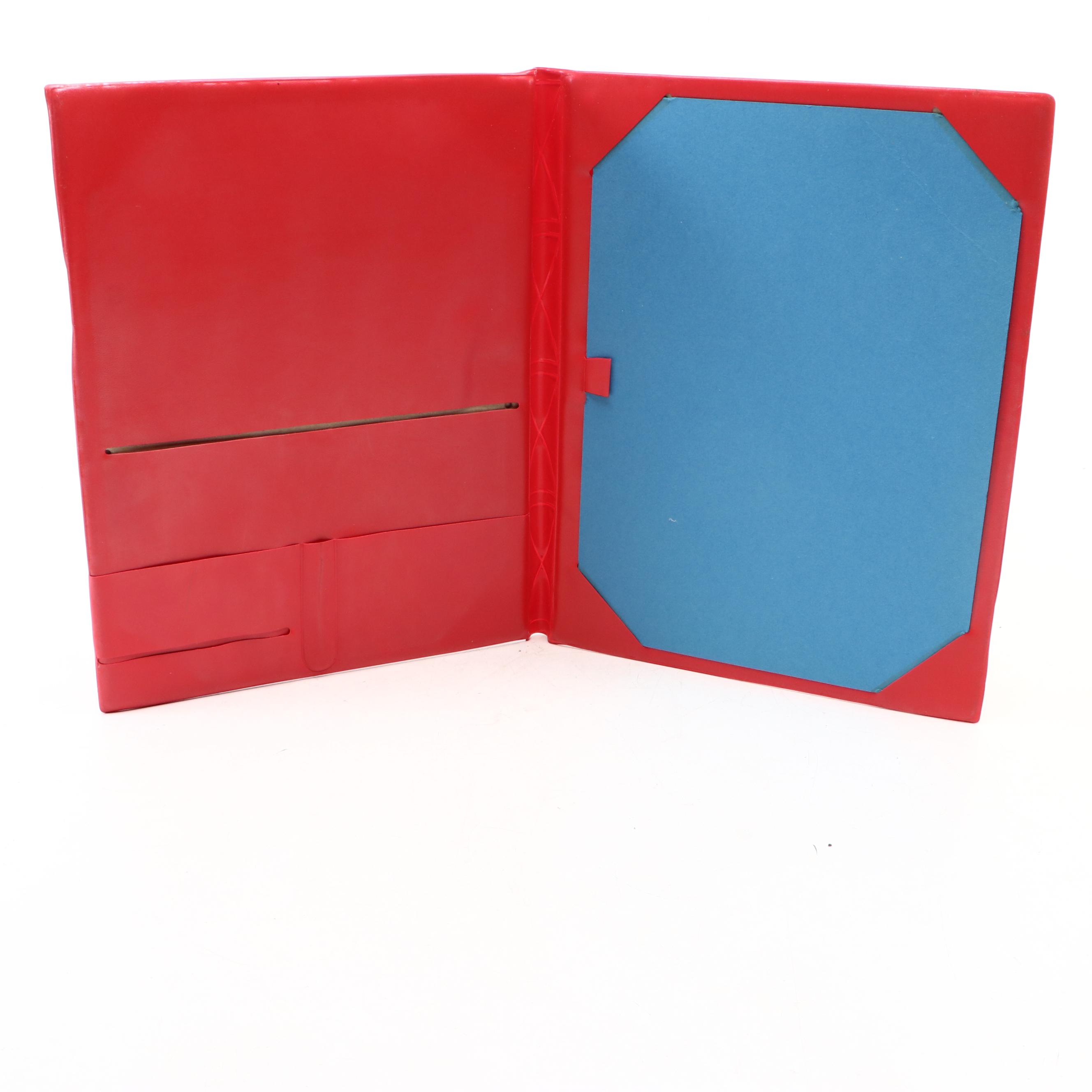 Barbie and Midge Lunch Box with Deskette Vinyl Portfolio, Mid-20th Century