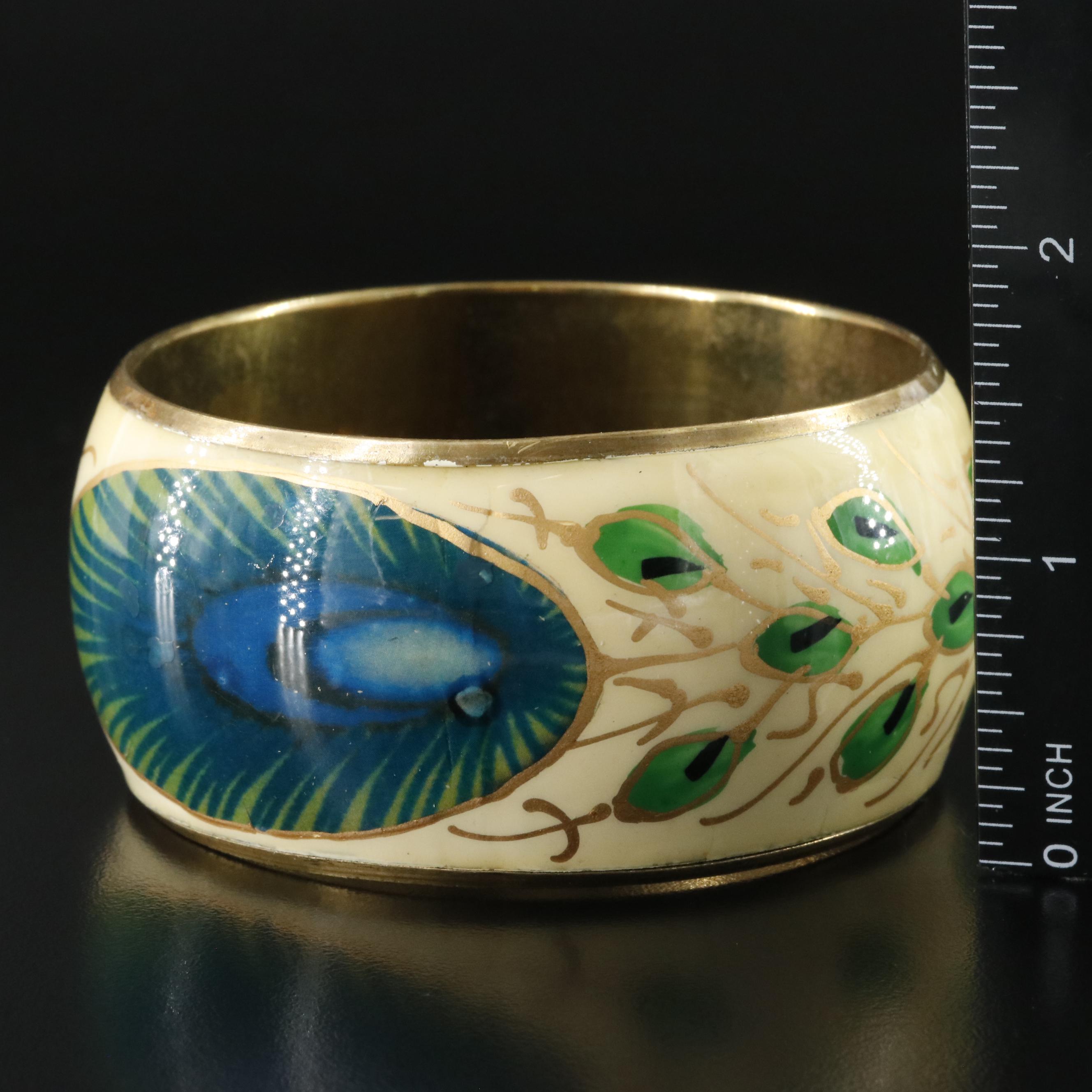 Peacock Themed Necklace and Bangles