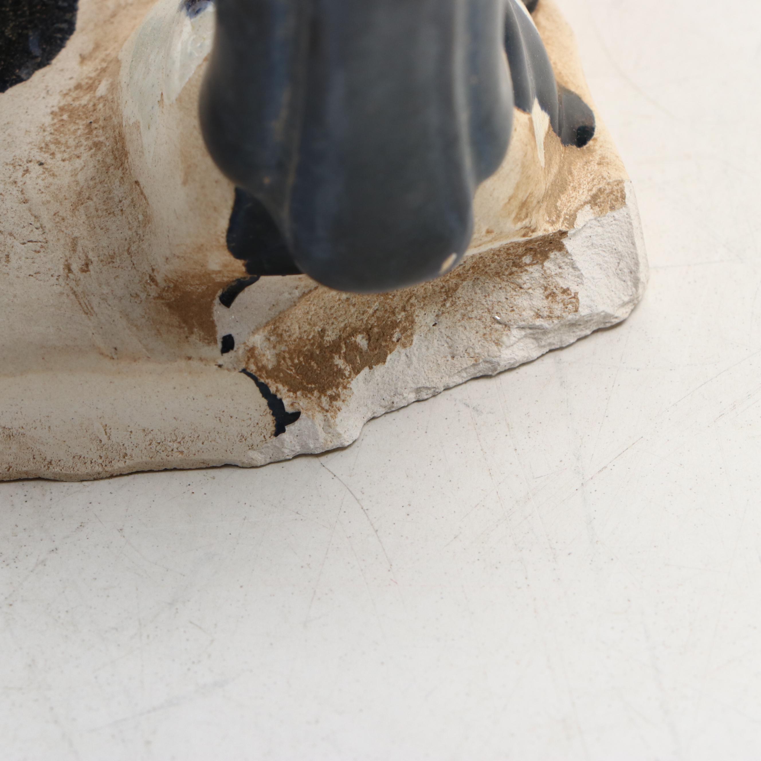 Beijing Clay Figure Ltd. Sancai Ware Ceramic Horse and Rider