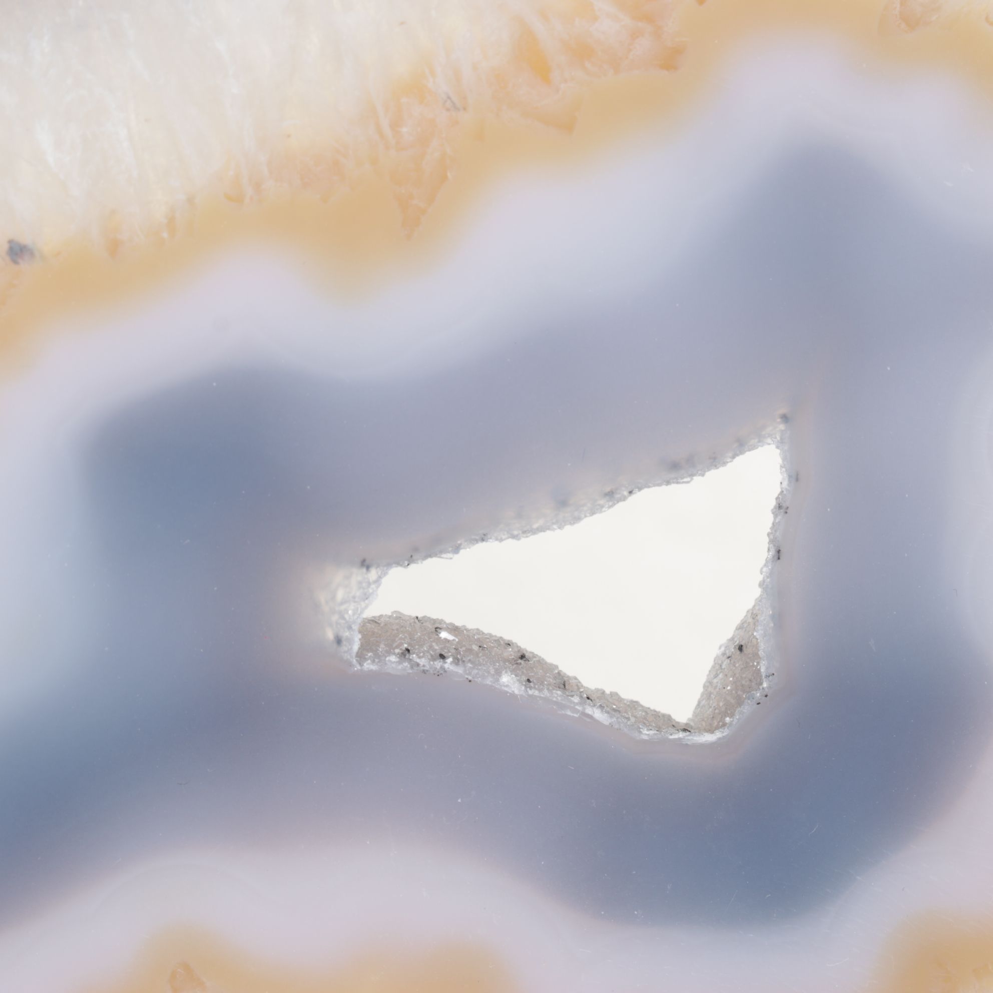 Brazilian Agate Slice on Display Stand