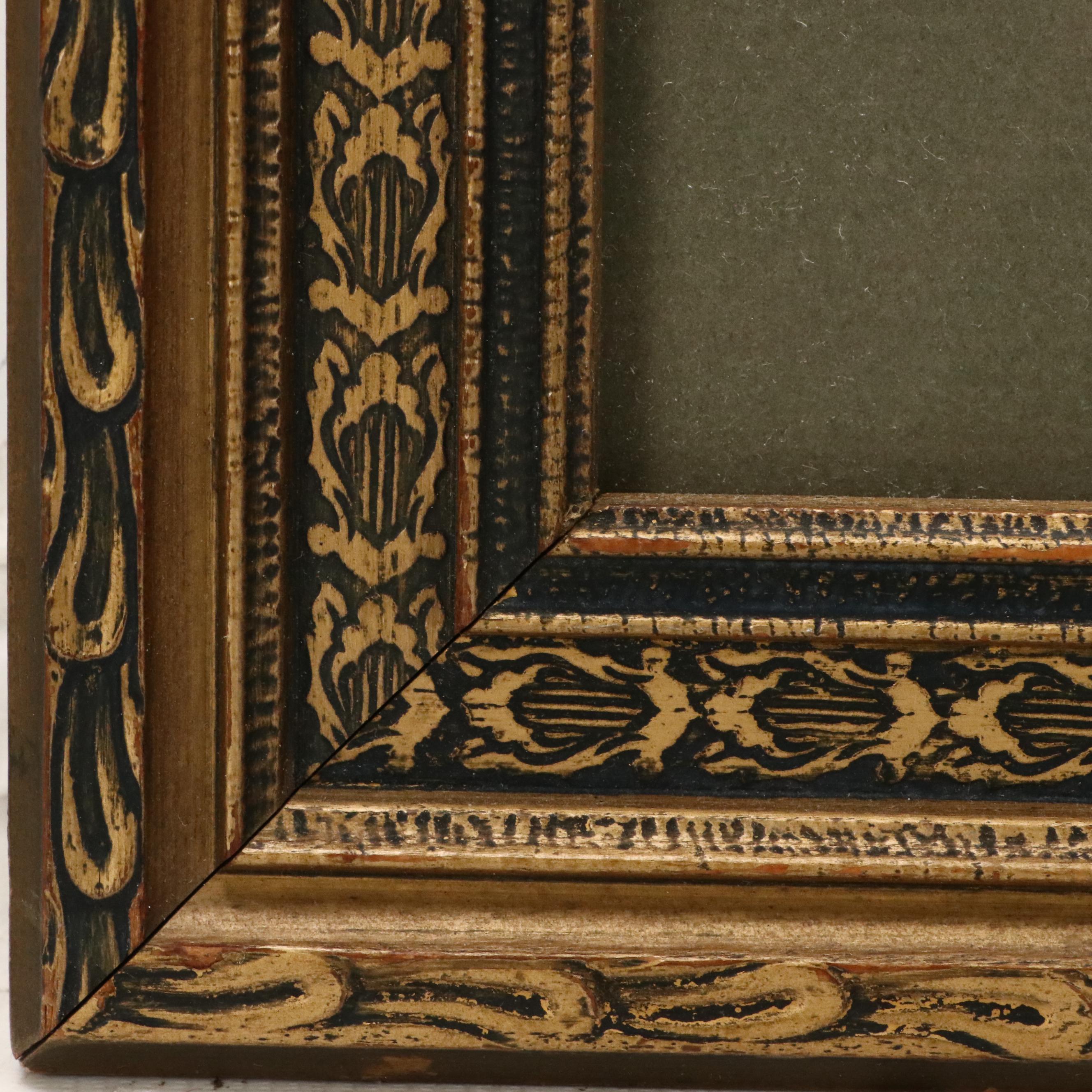 E. Gordon West Landscape Watercolor Painting of Woodland Path, 1991