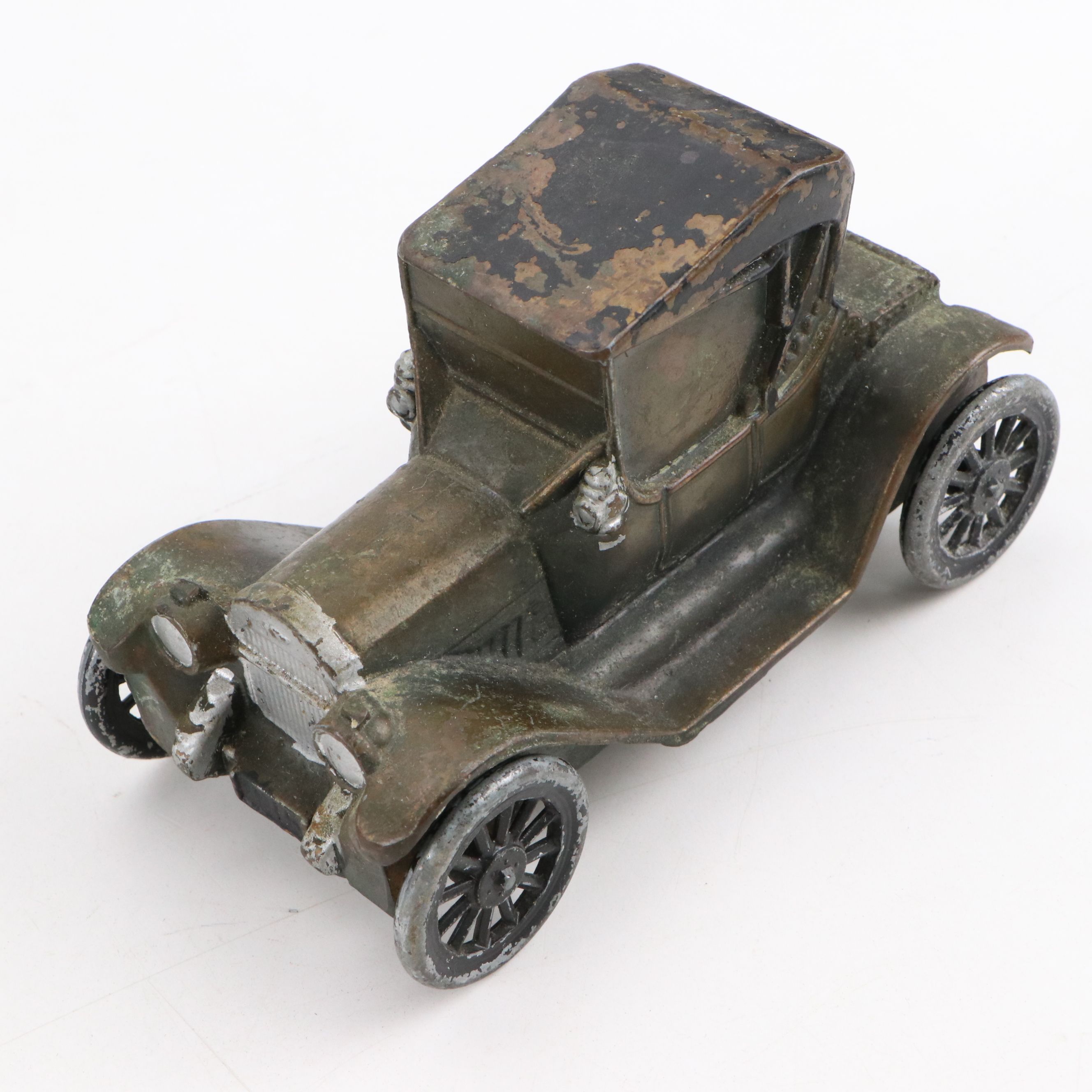 Cast Metal Automobile-Shaped Coin Banks, Late 20th Century