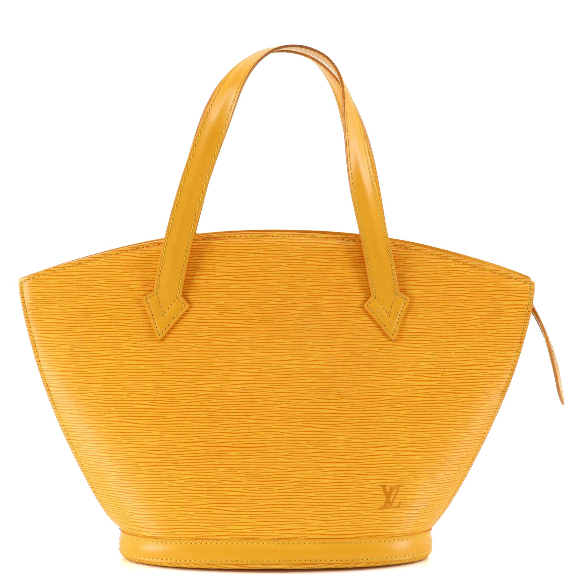 Louis Vuitton Saint Jacques PM in Tassil Yellow Epi/Smooth Leather