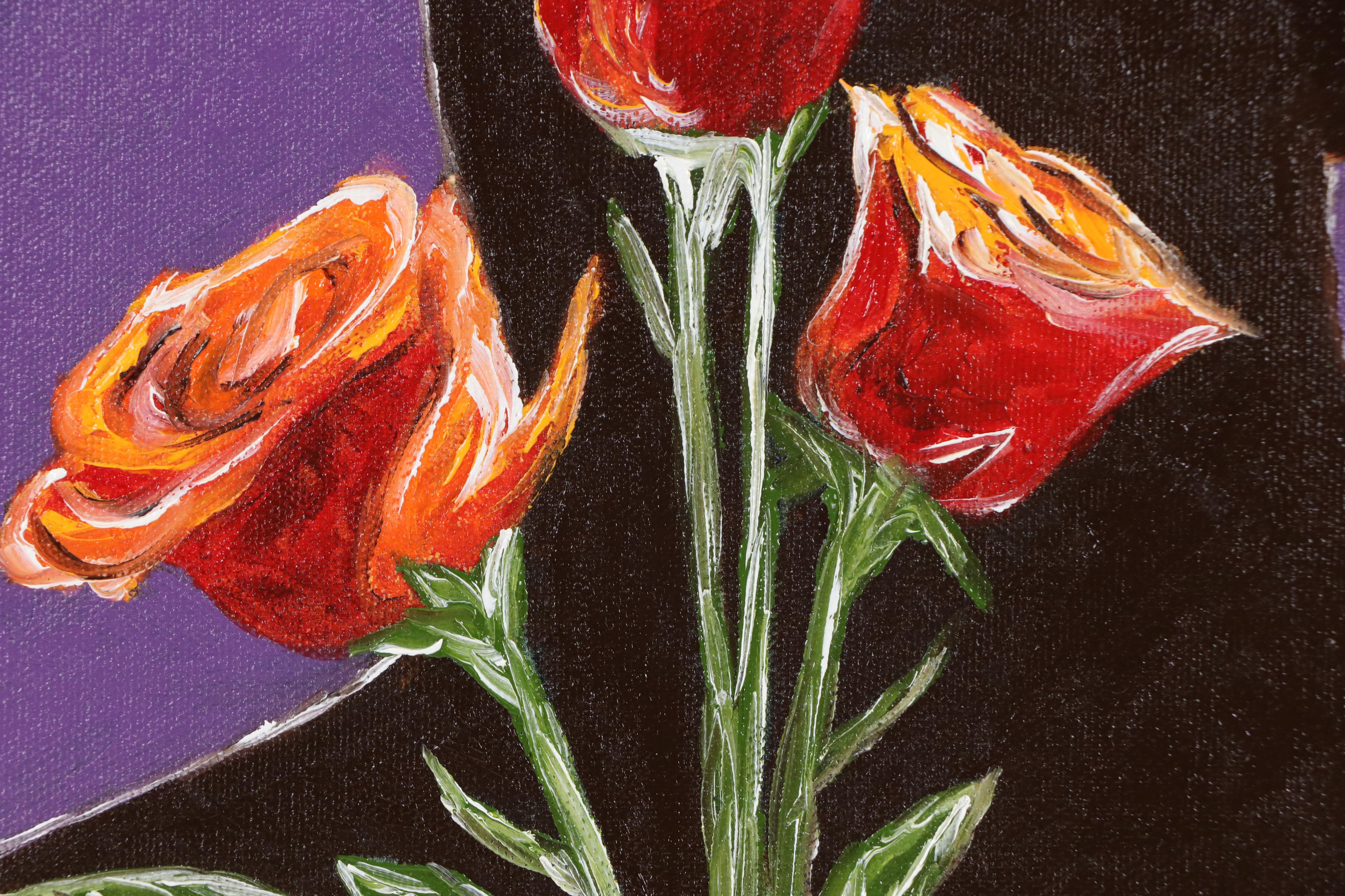 Oluwakemi Omowaire Oil Portrait "The Radiant Lady.", 21st Century