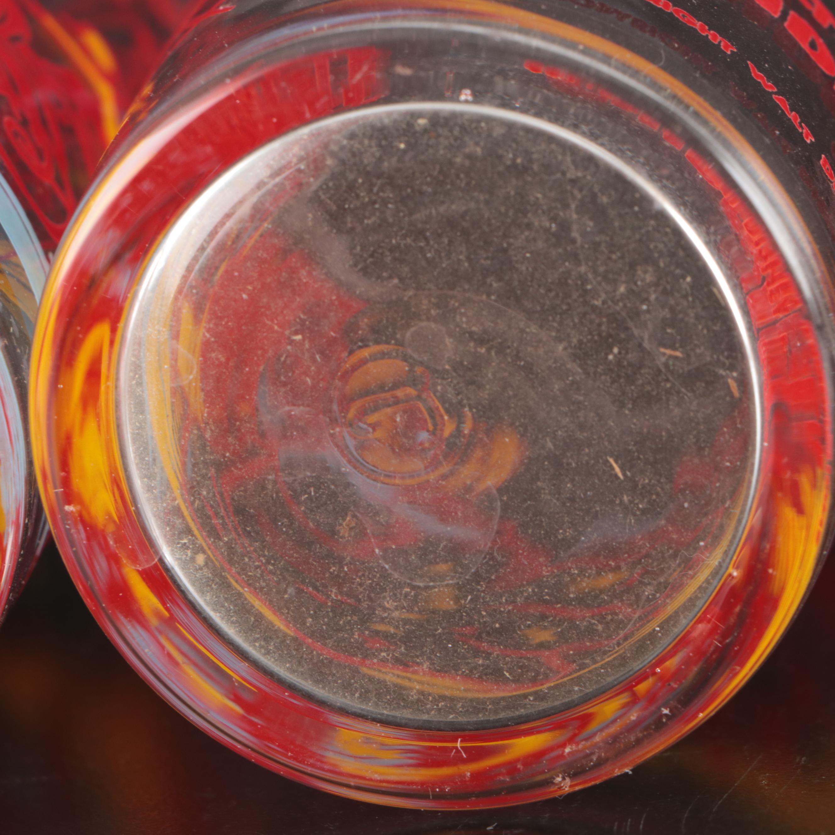 Libbey Disney's Cinderella and Federal Li'l Abner Glass Tumblers