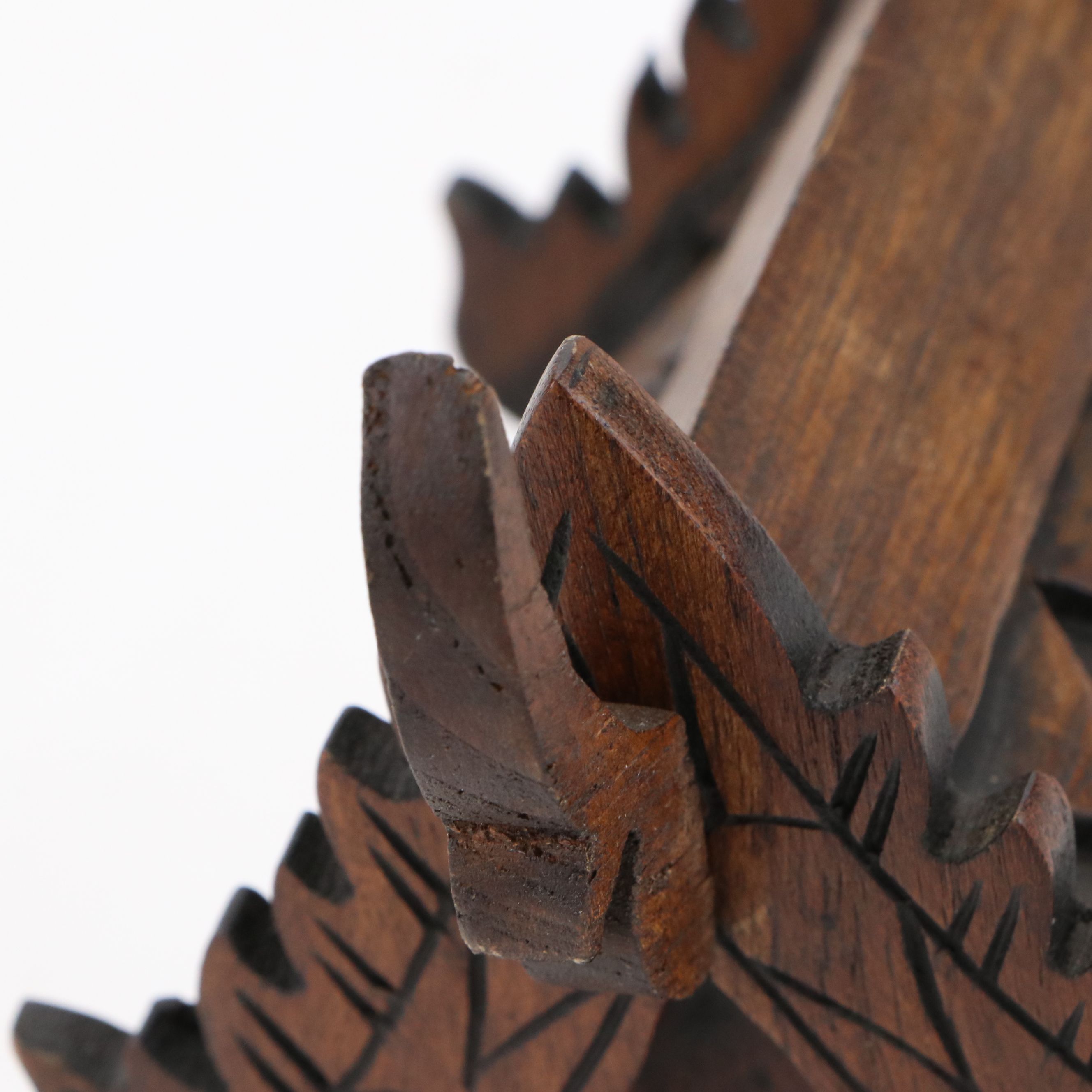 Thai Carved Wooden Spirit House, Japanese Porcelain Teapot, and Porcelain Vase