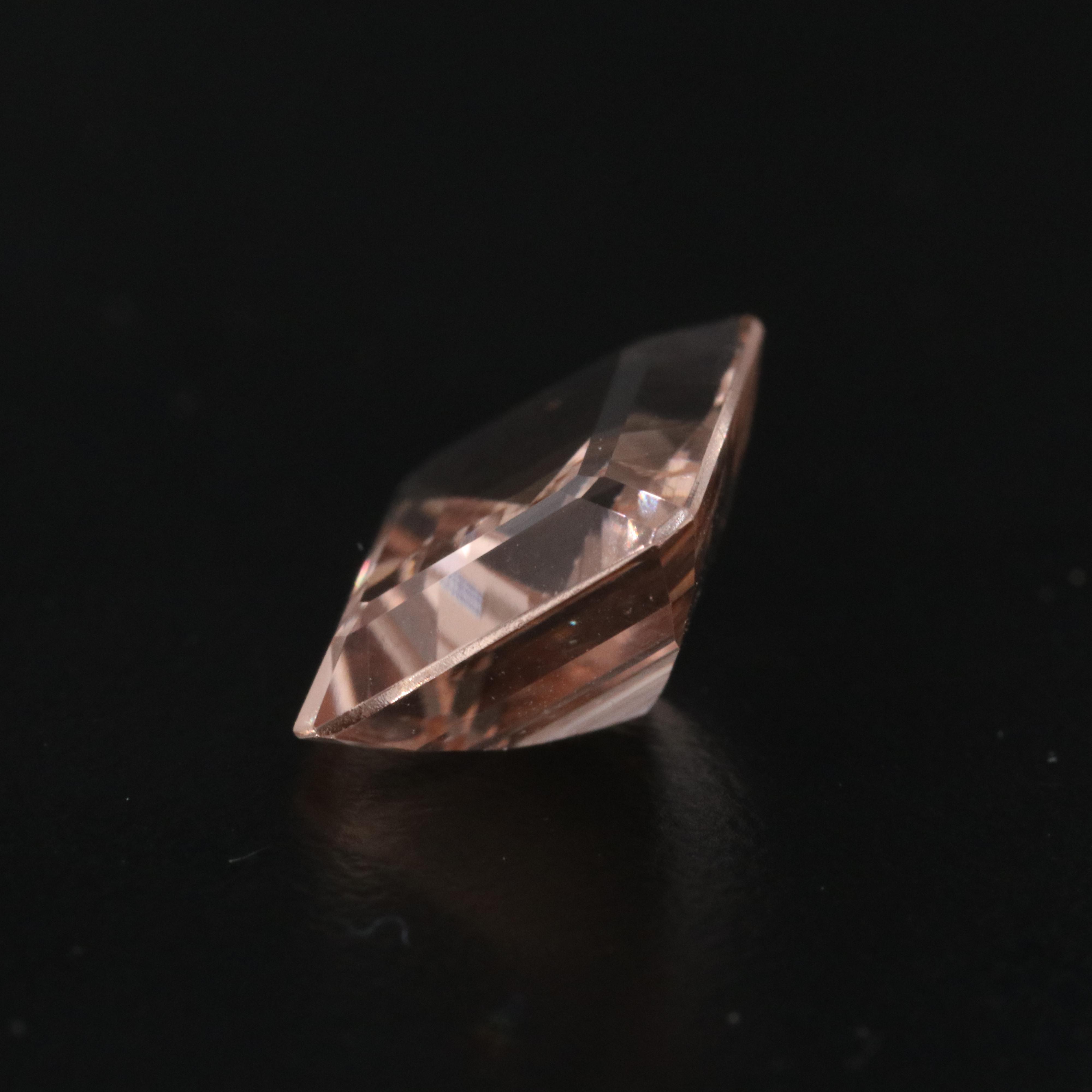Loose 4.69 CT Morganite with IGI Report