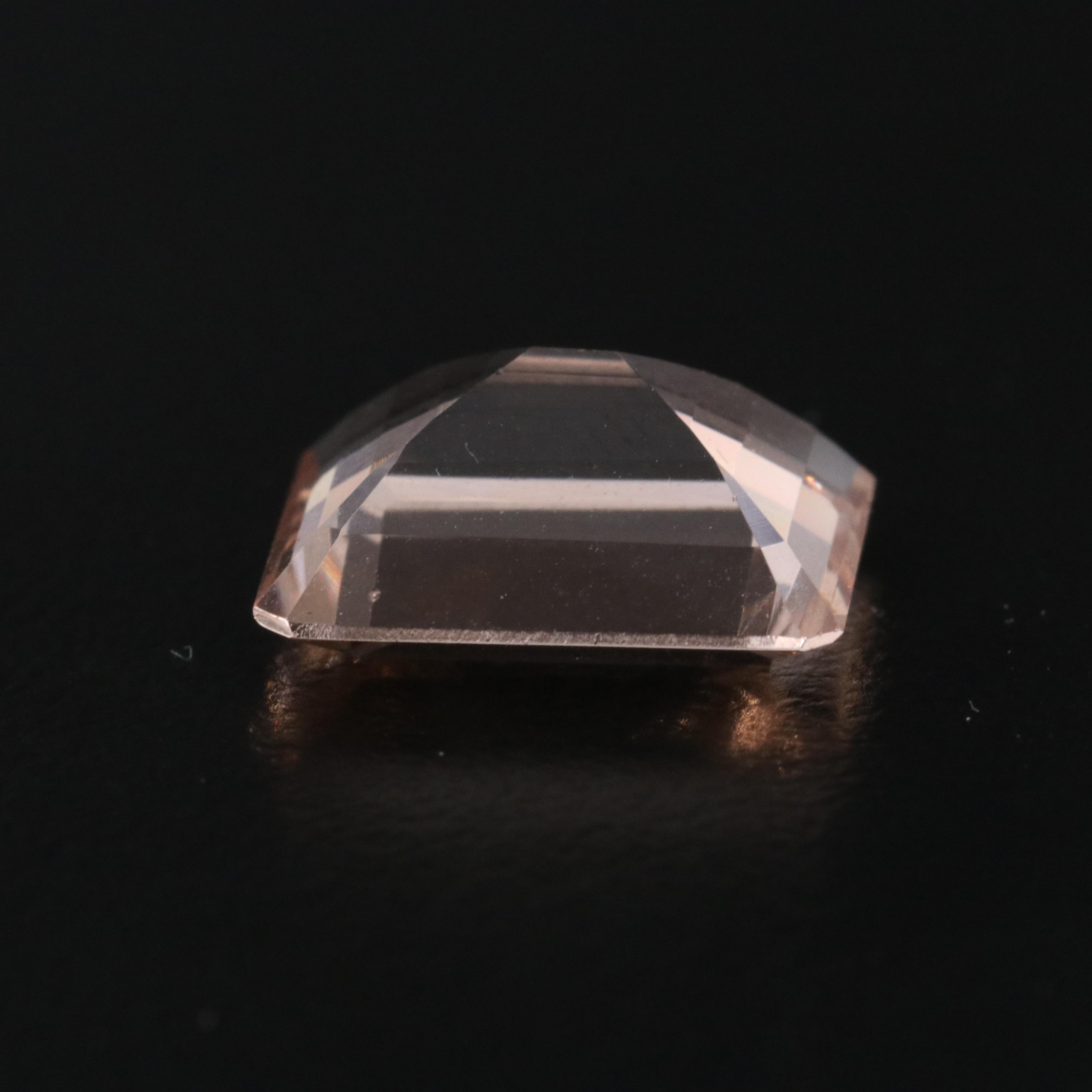 Loose 4.69 CT Morganite with IGI Report
