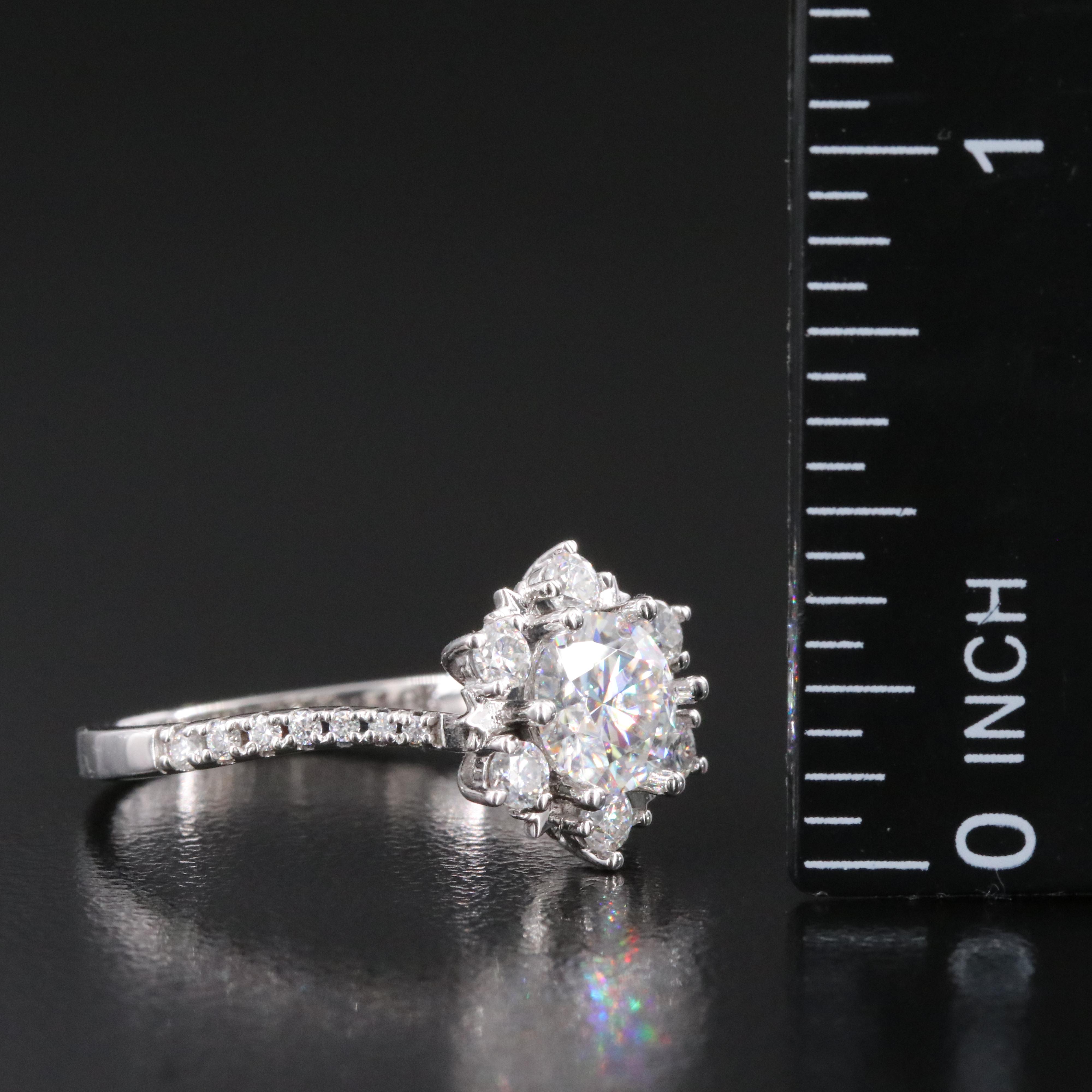 10K Moissanite Ring
