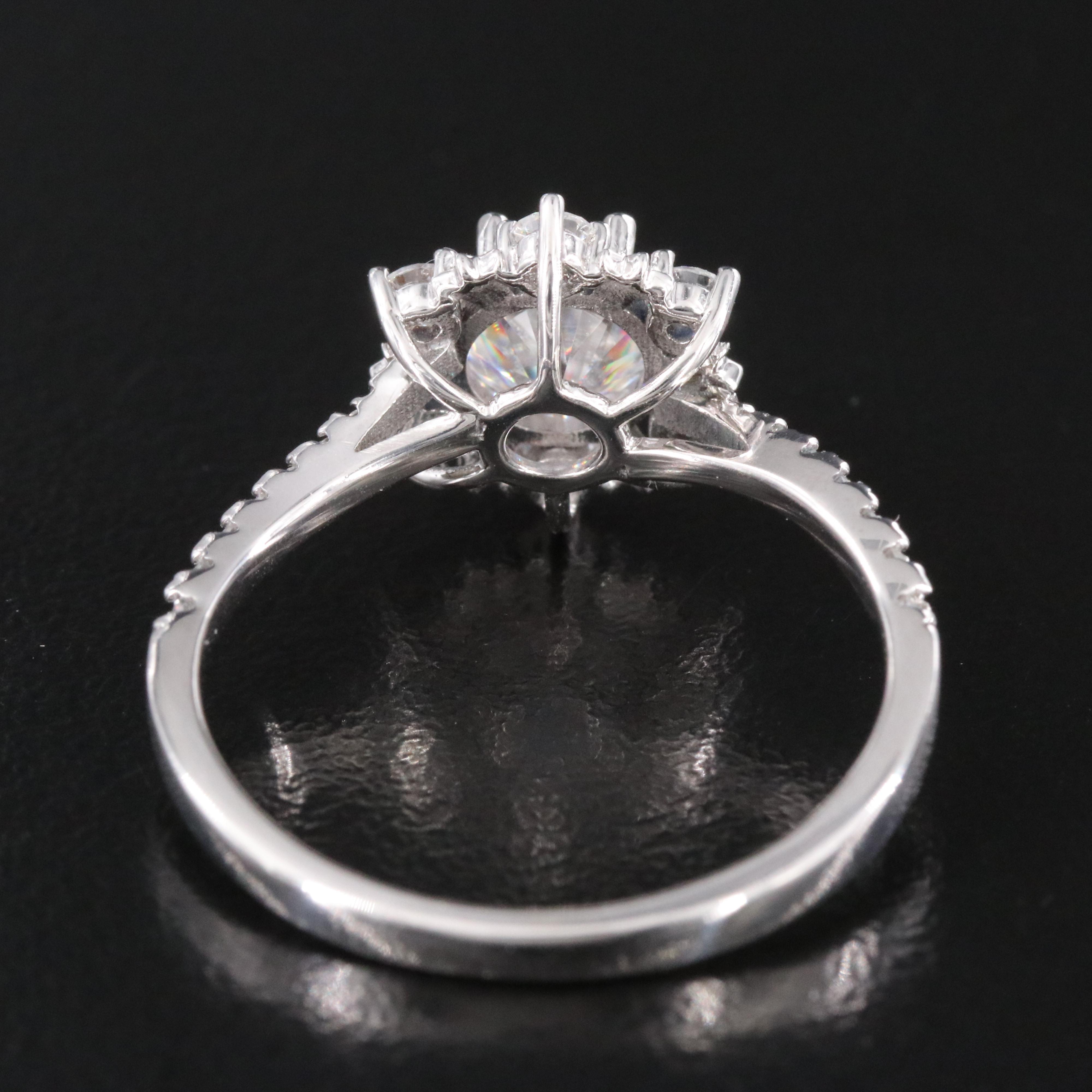 10K Moissanite Ring