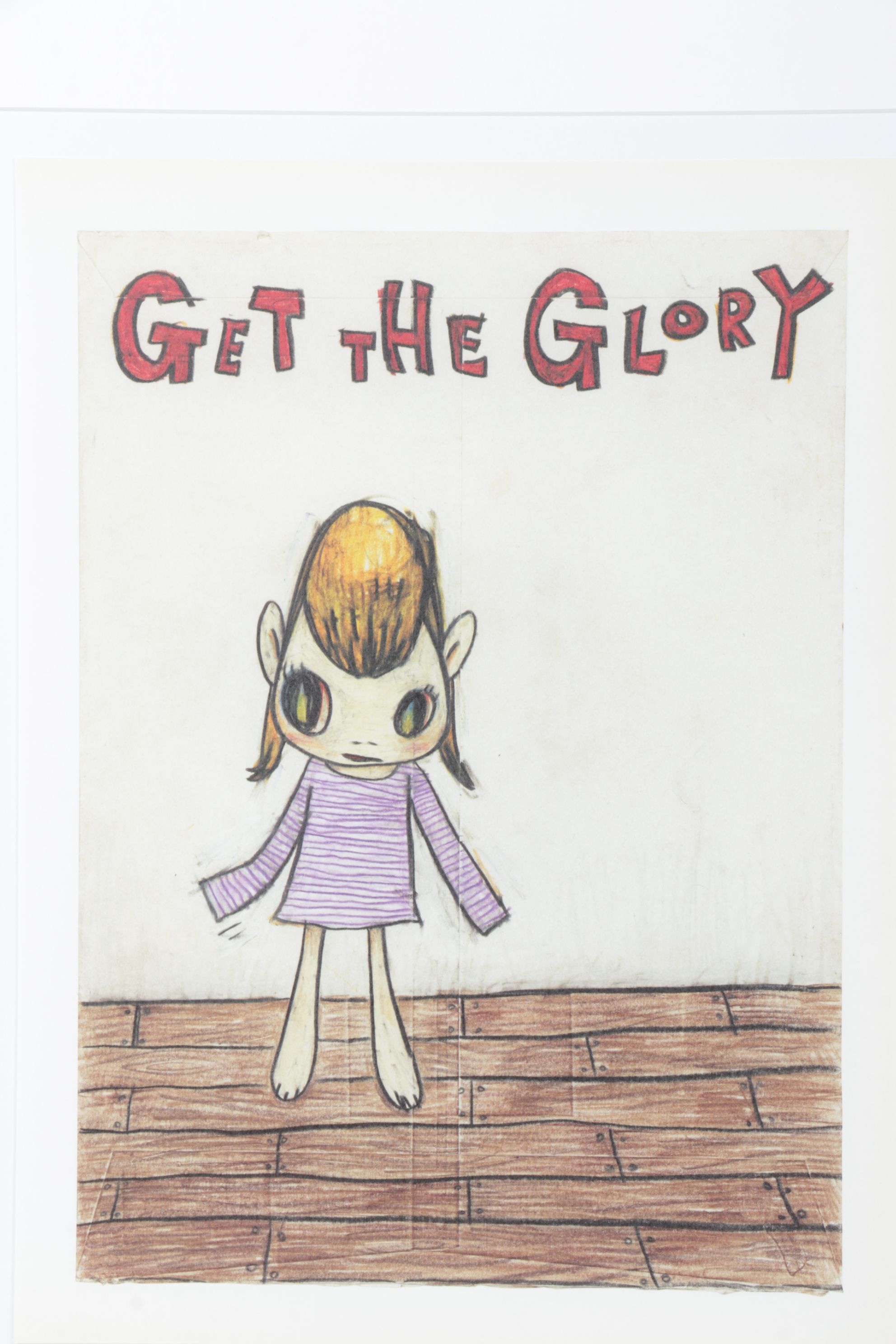 Yoshitomo Nara Offset Lithograph "Get the Glory"