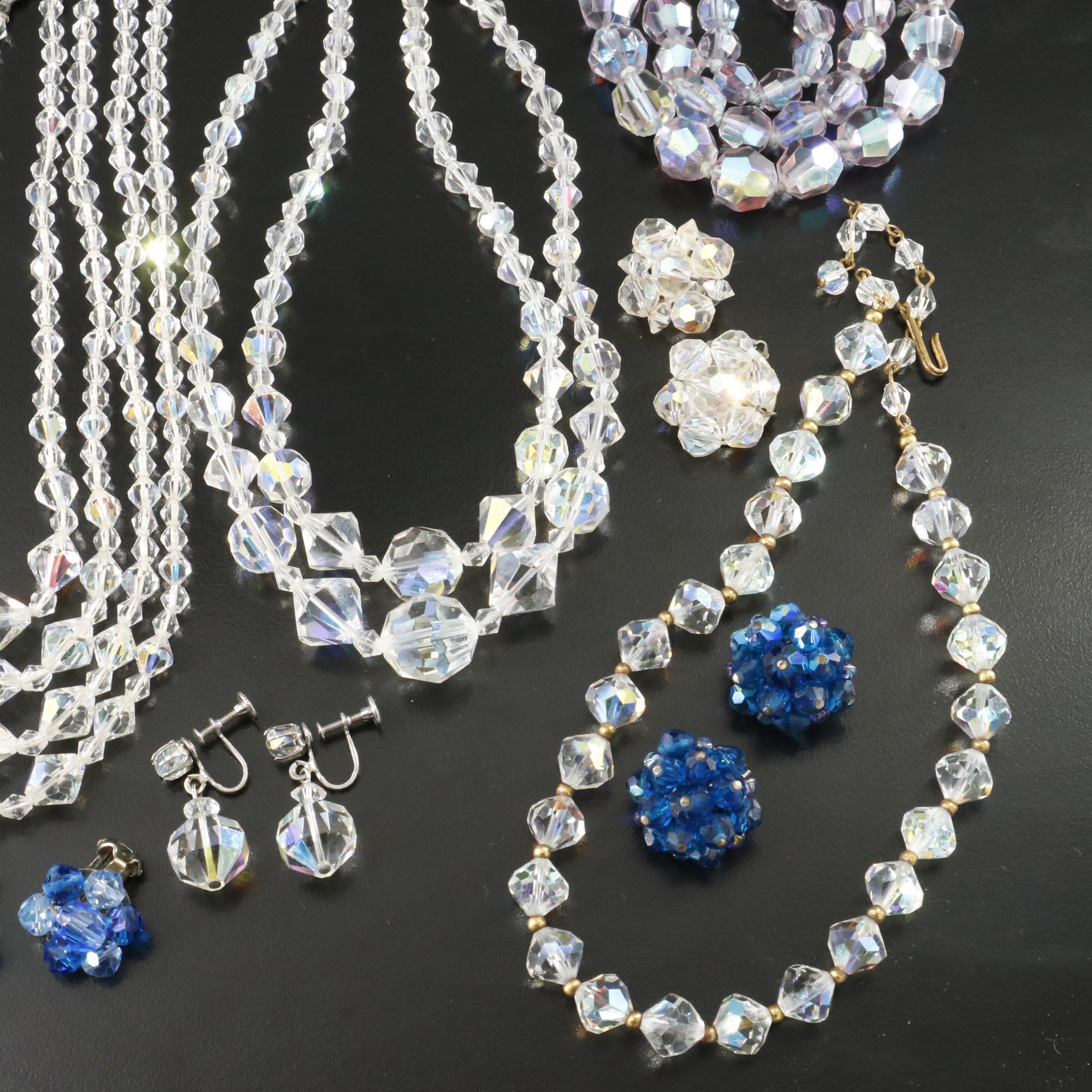 Vintage Aurora Borealis Jewelry Collection