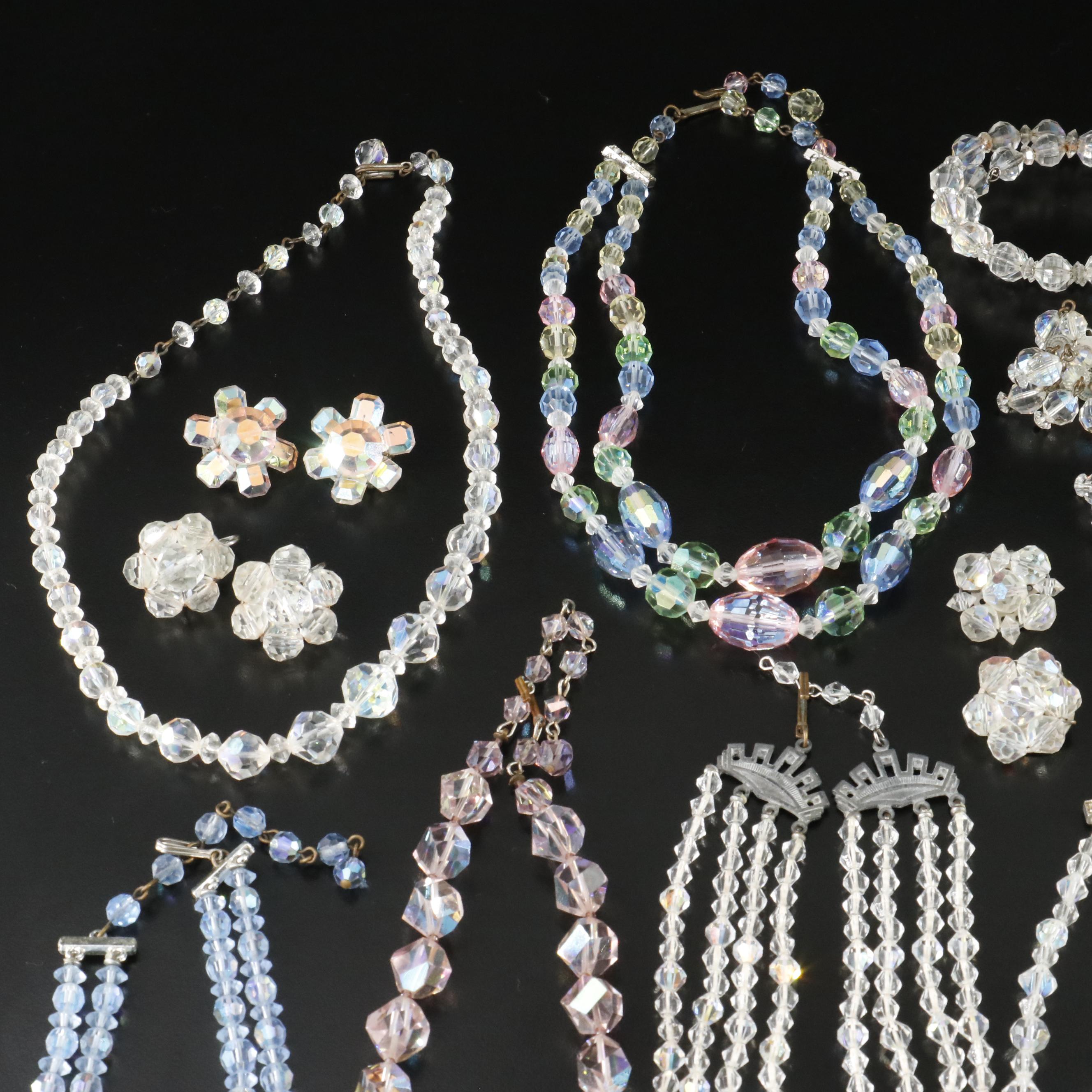 Vintage Aurora Borealis Jewelry Collection