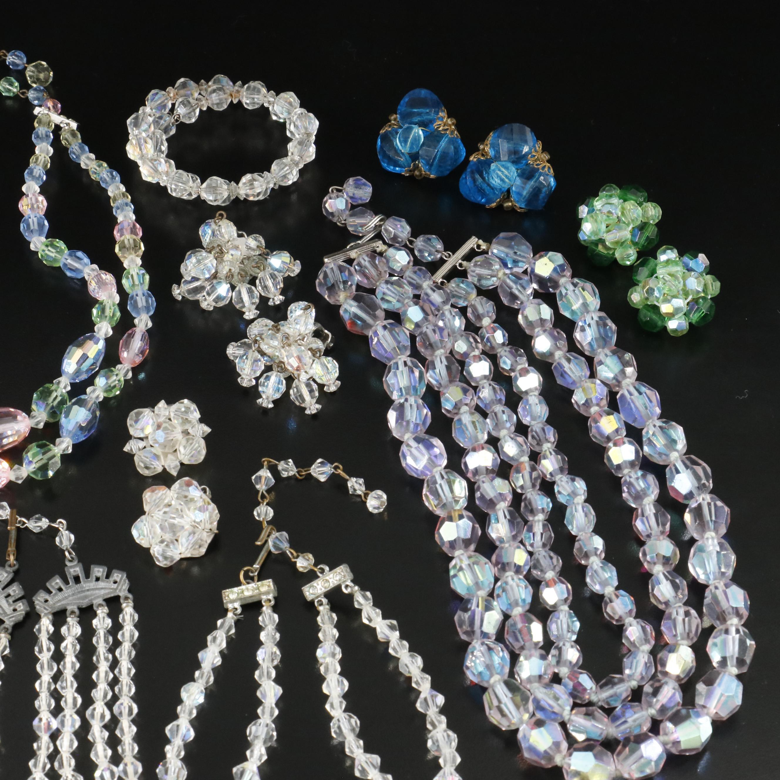 Vintage Aurora Borealis Jewelry Collection