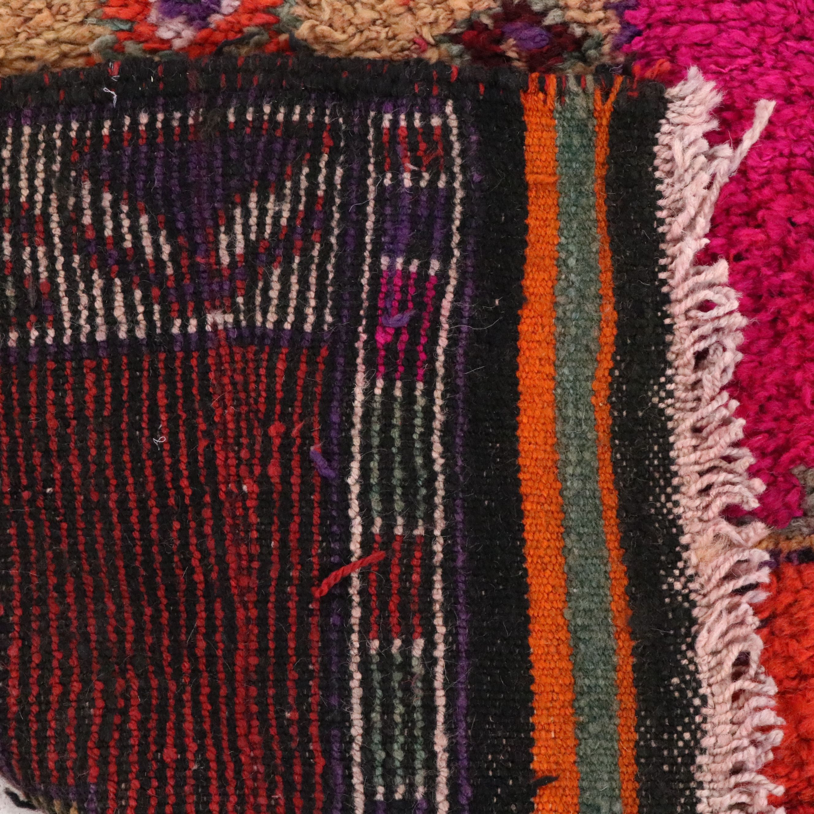 3'8 x 11'2 Hand-Knotted Turkish Village Long Rug