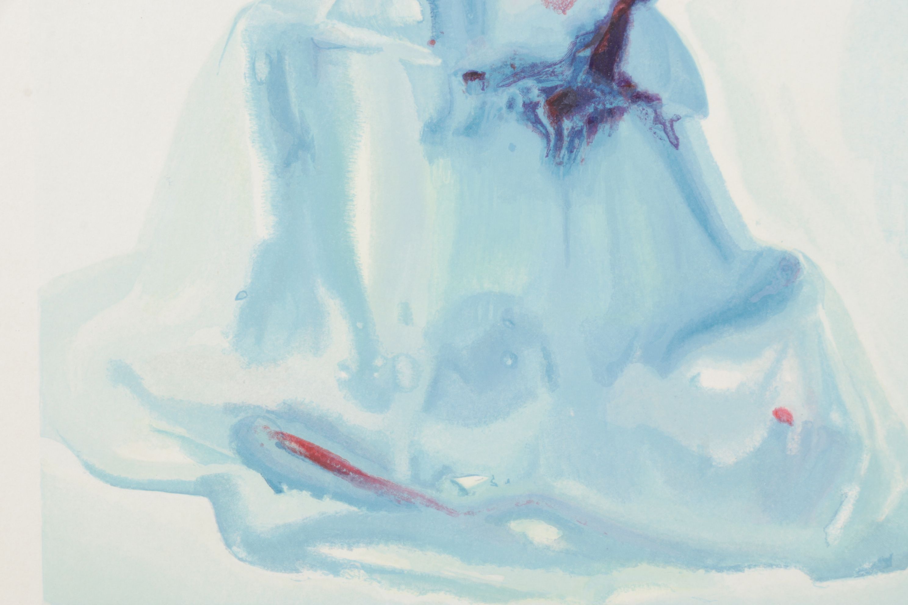 Salvador Dalí Wood Engraving "L'ange", 1964