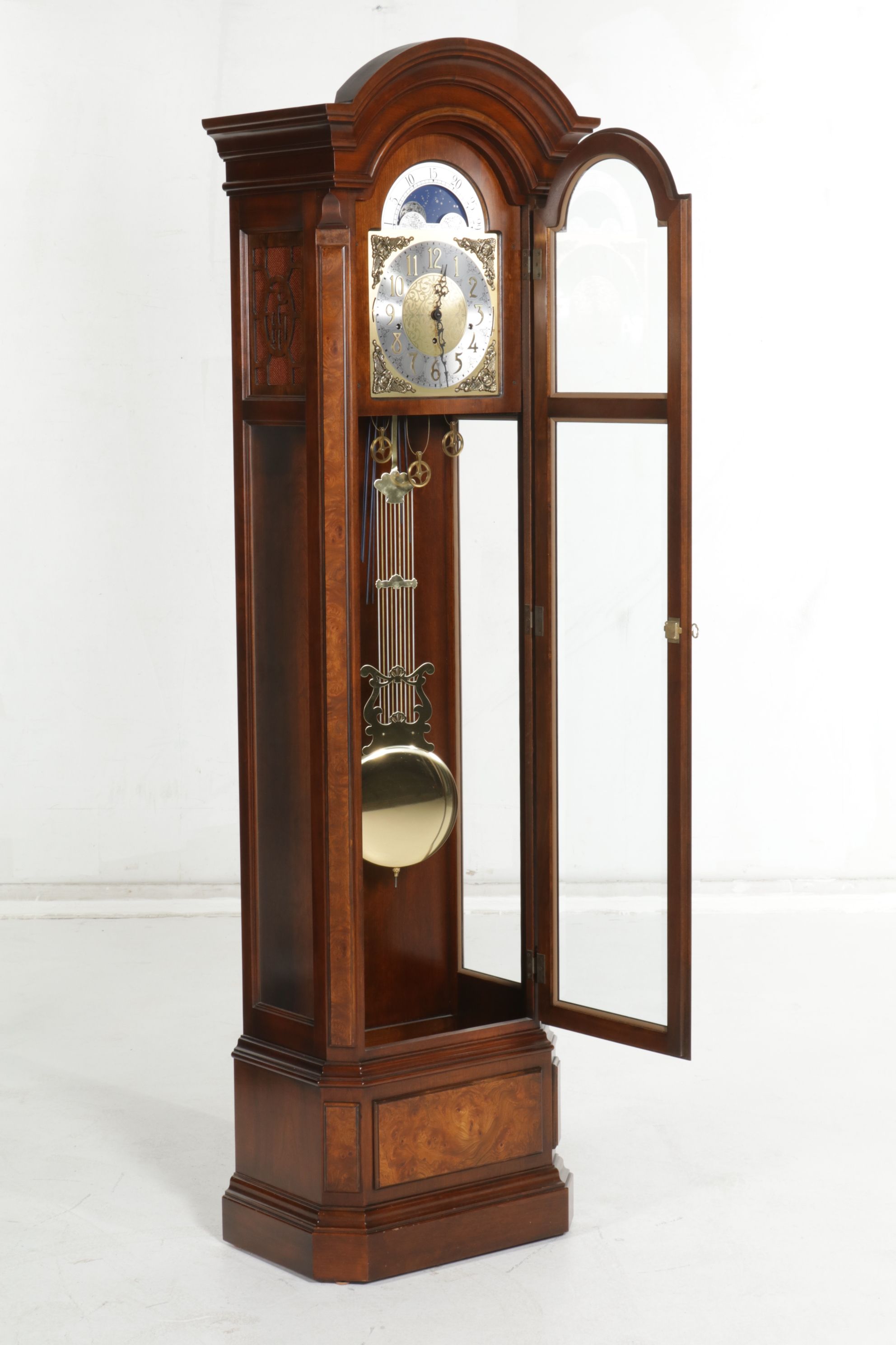 Pennsylvania House Walnut Cased Grandfather Clock