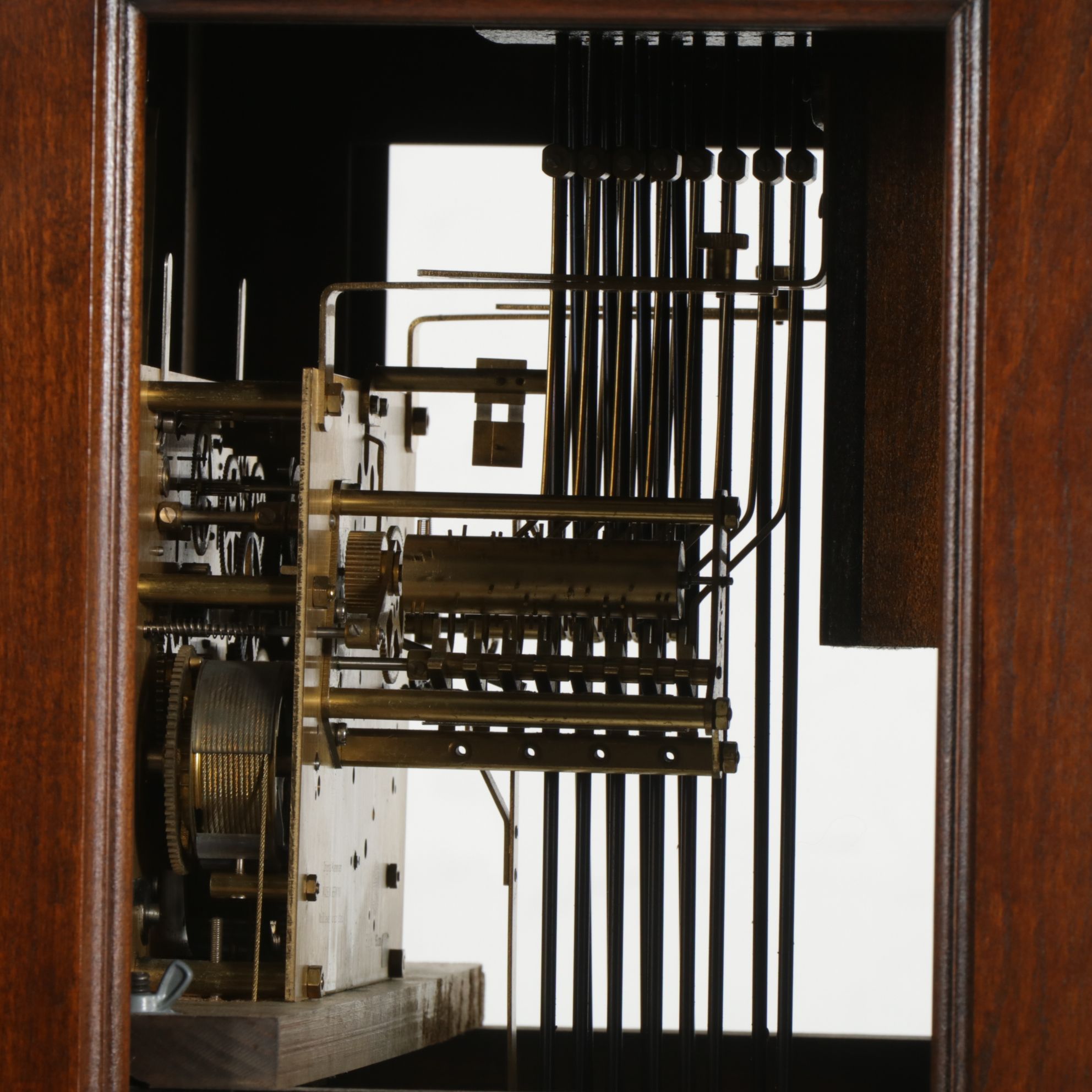 Pennsylvania House Walnut Cased Grandfather Clock