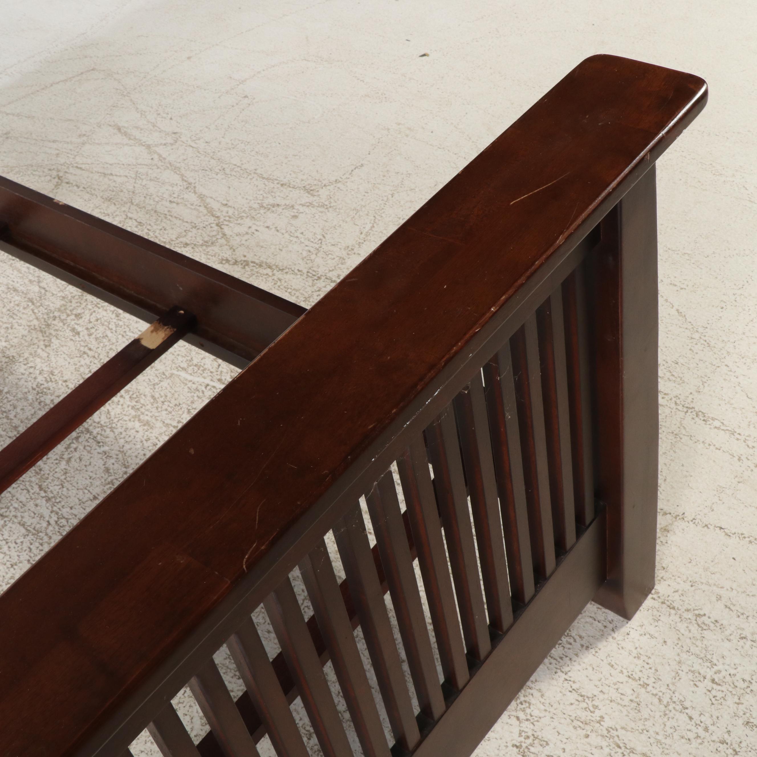 Contemporary Mission Style Full Size Bed Frame