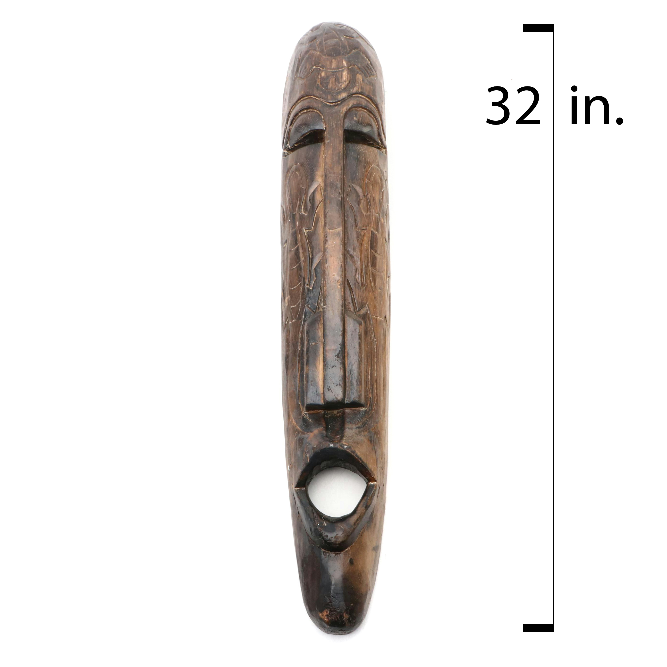 Balinese Souvenir Carved Wall Mask