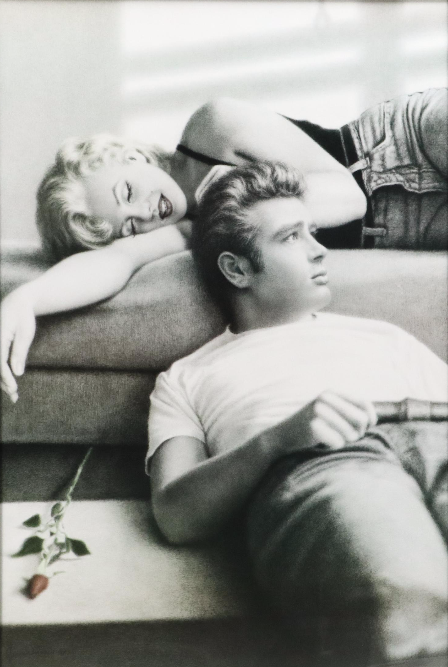 Offset Lithograph of Marilyn Monroe and James Dean After Paul Gassenheimer, 2007