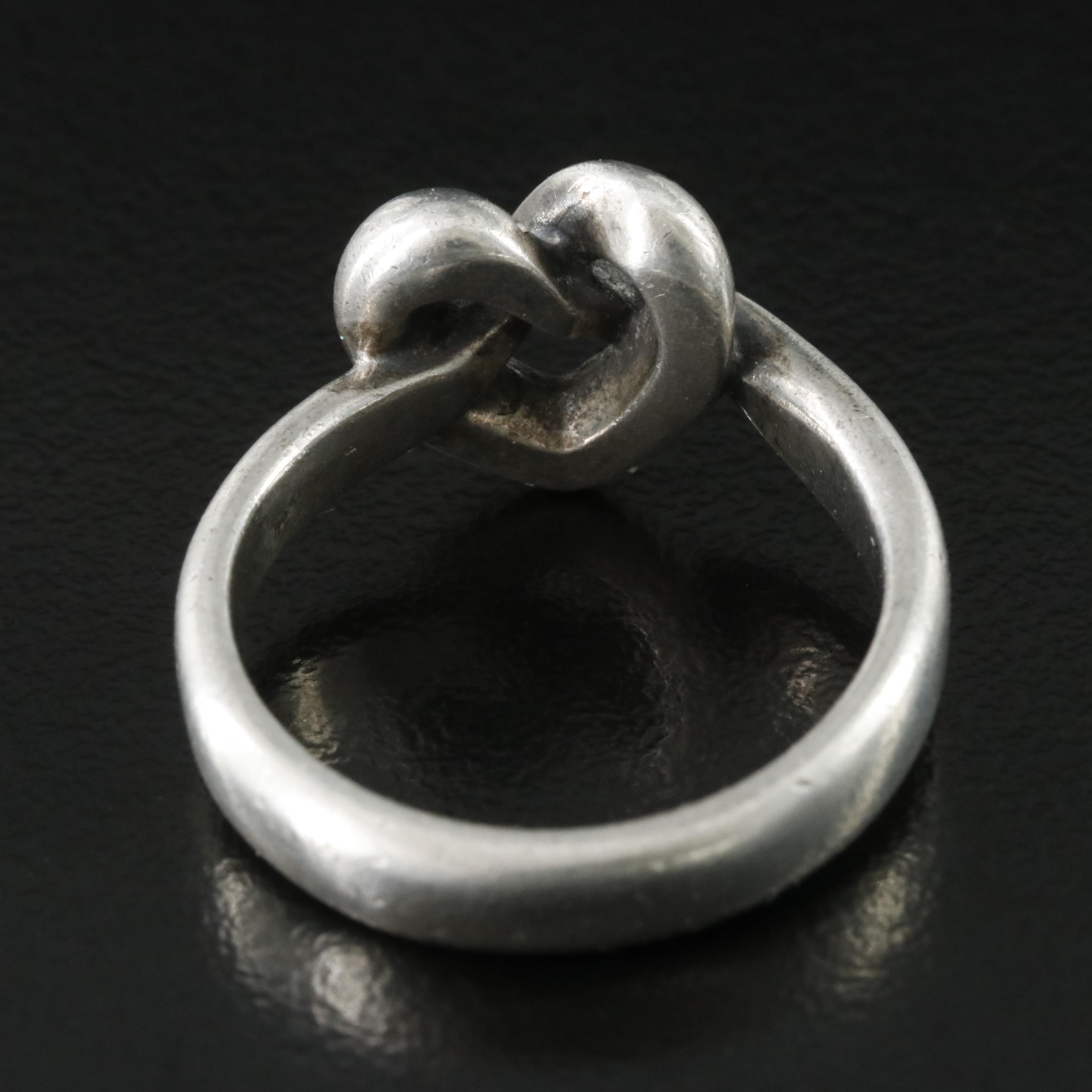James Avery Sterling Heart Knot Ring