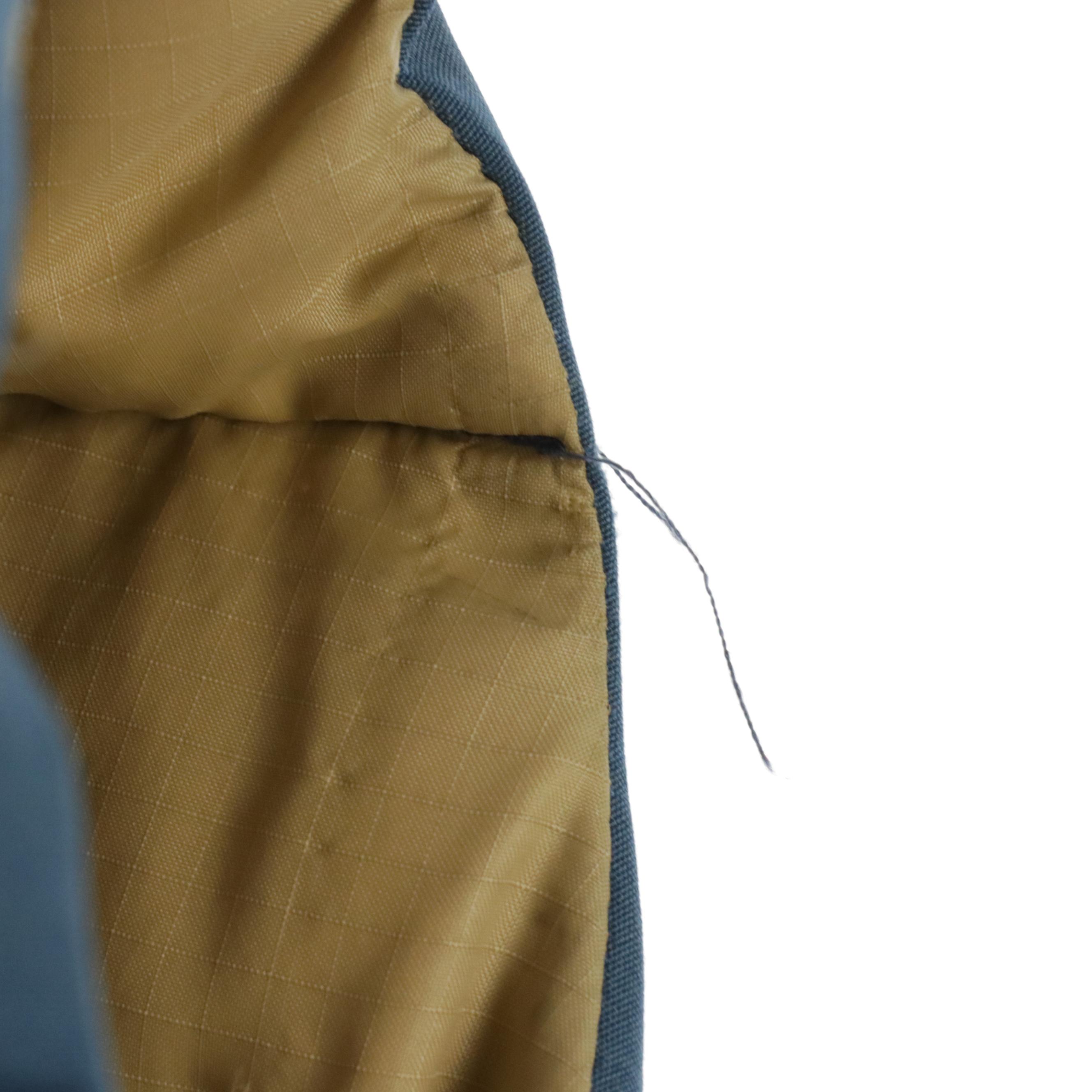 The North Face Blue Puffer Snap-Front Vest