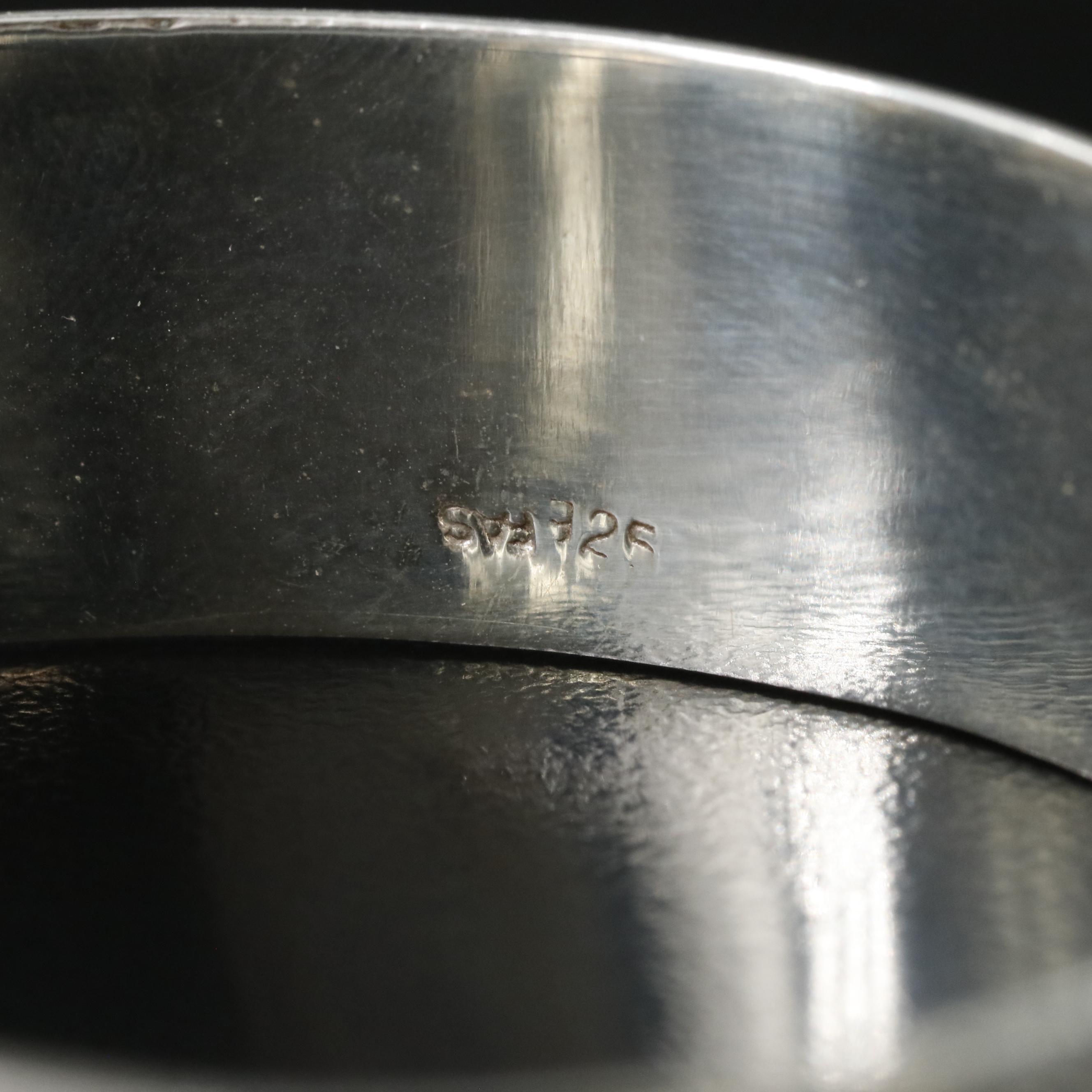 Sterling Basket Weave Cuff