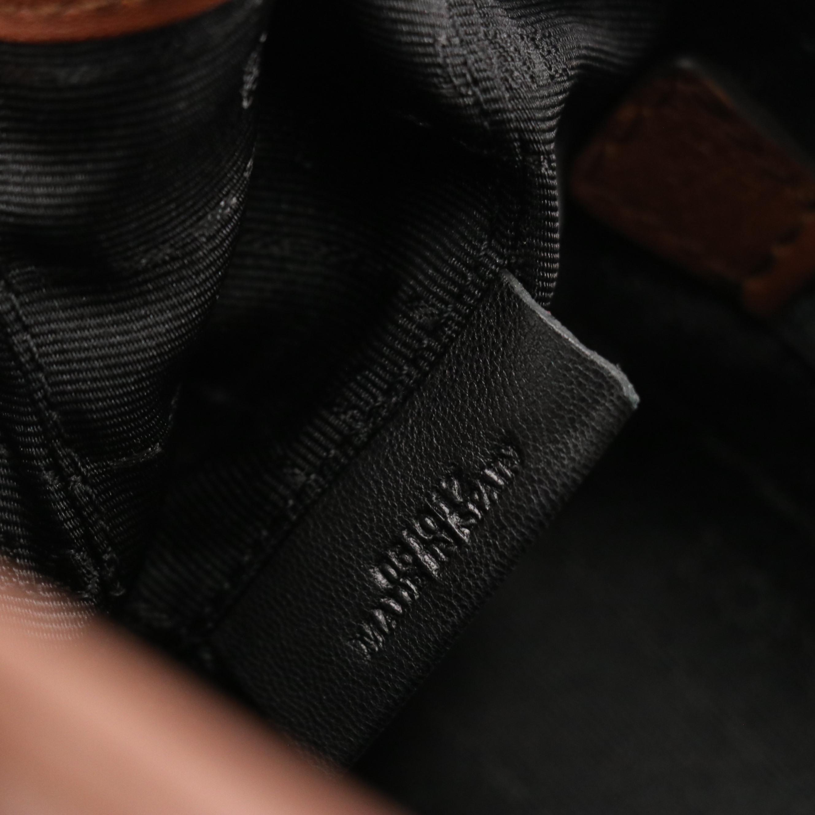 Loewe Heritage Tote in Brown Grained Leather