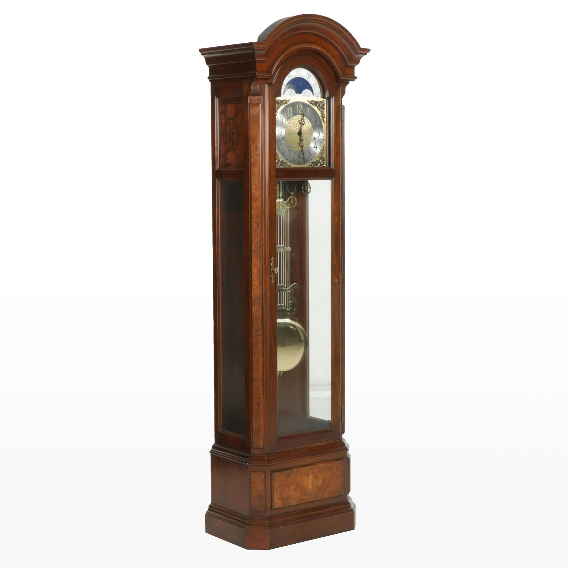 Pennsylvania House Walnut Cased Grandfather Clock
