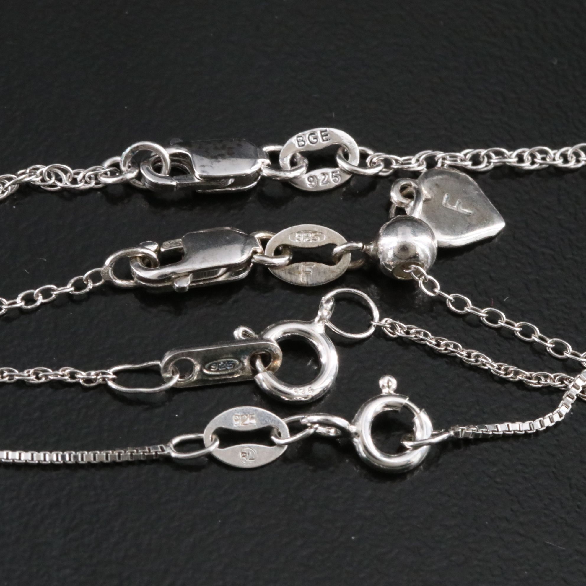 Sterling Diamond Cross Pendants and Bradford Exchange Heart Pendant Necklace