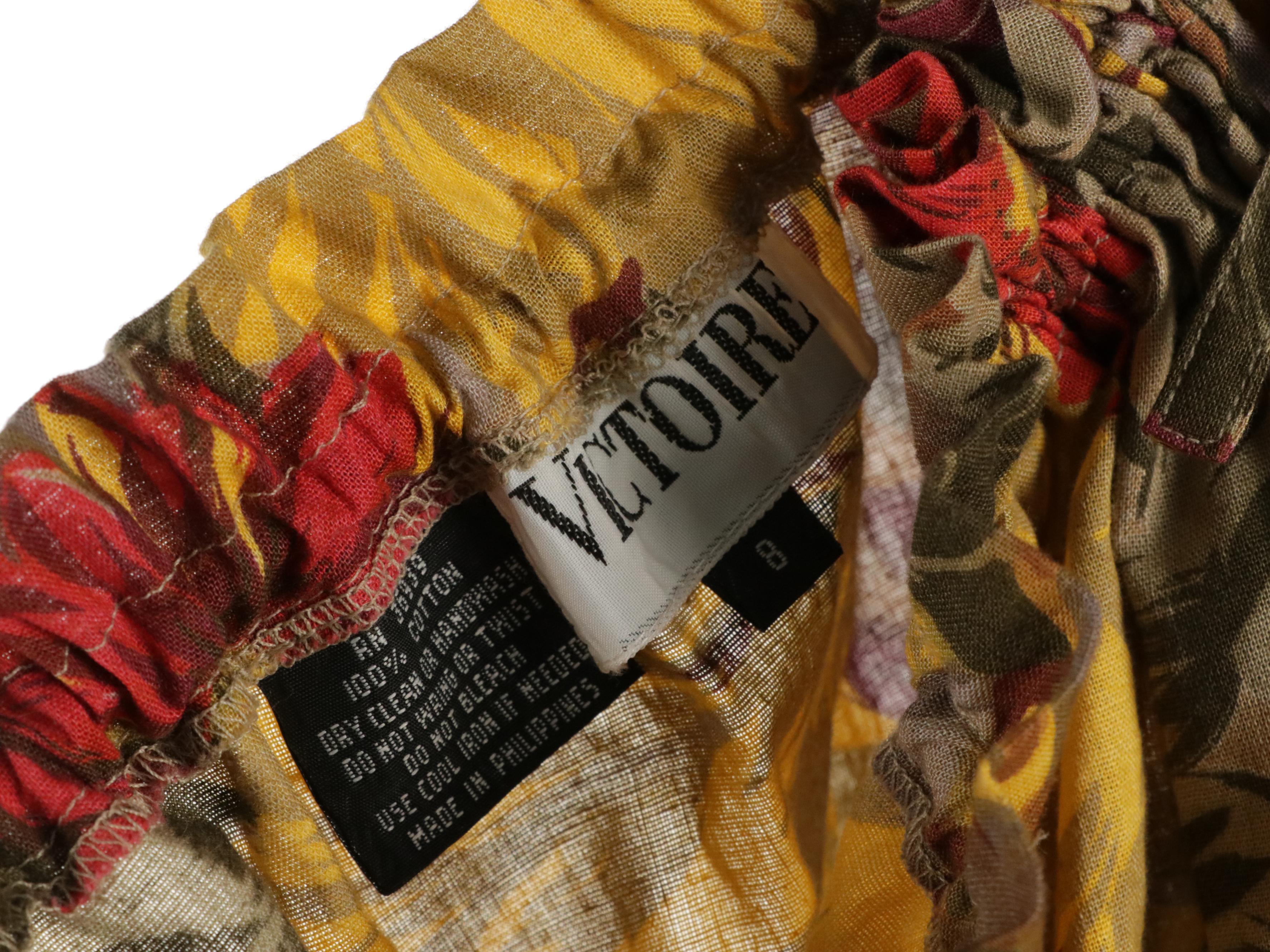 Victoire Floral Tie-Waist Harem Capris, Tails of Mister Pants Shirt & More Tops