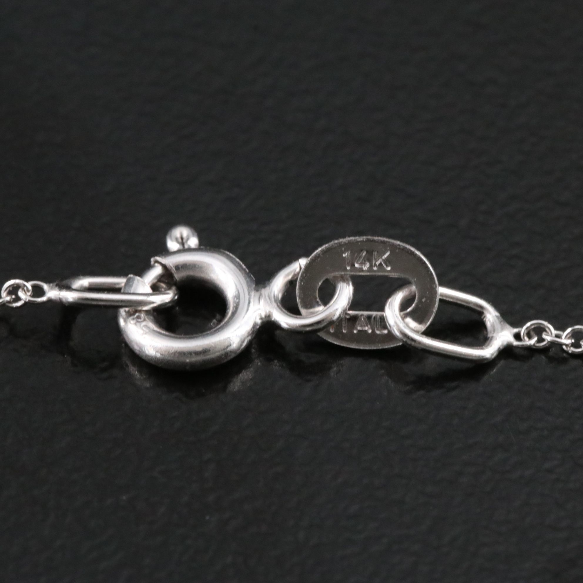 14K 1.58 CT Diamond Solitaire Pendant Necklace with IGI Jewelry Report