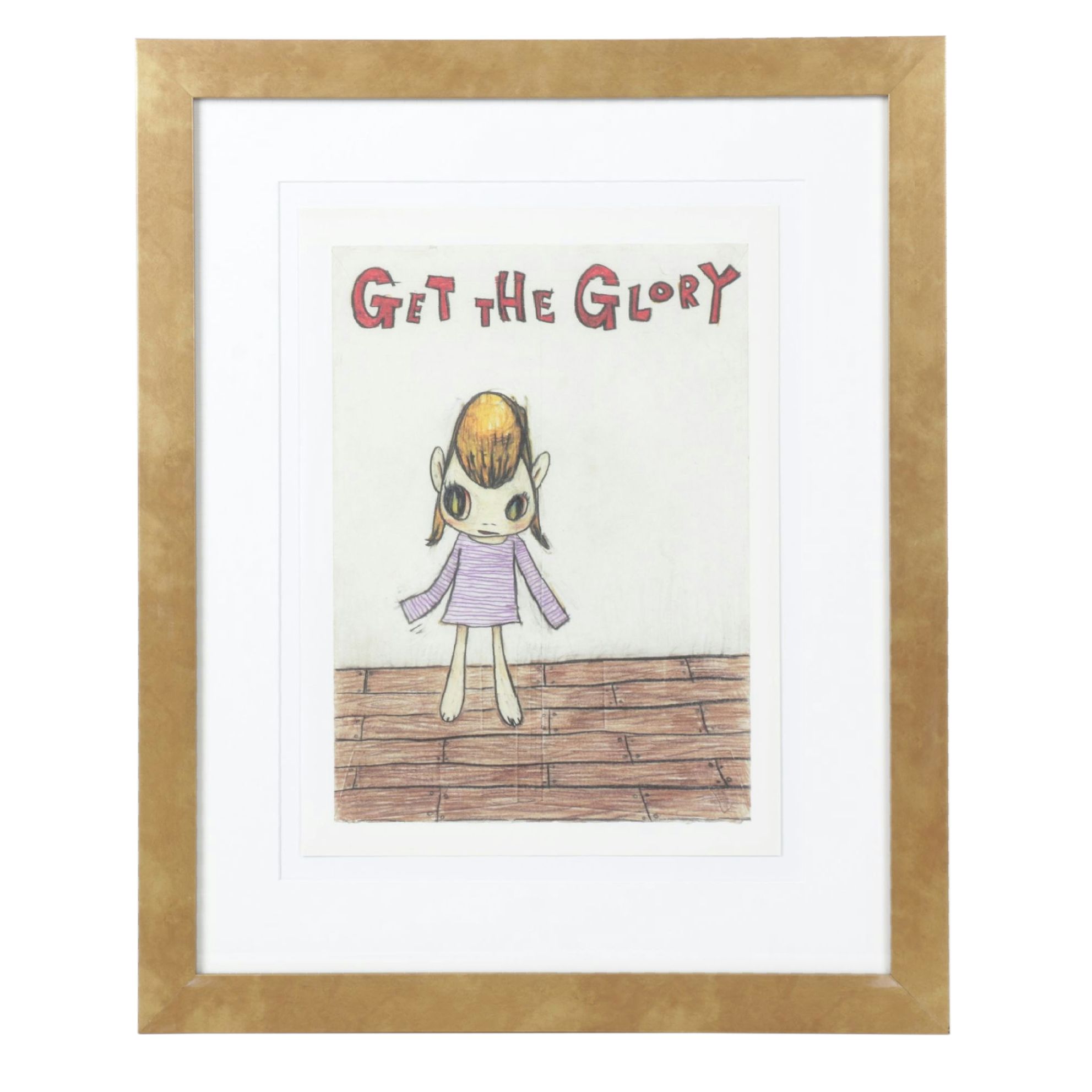 Yoshitomo Nara Offset Lithograph "Get the Glory"