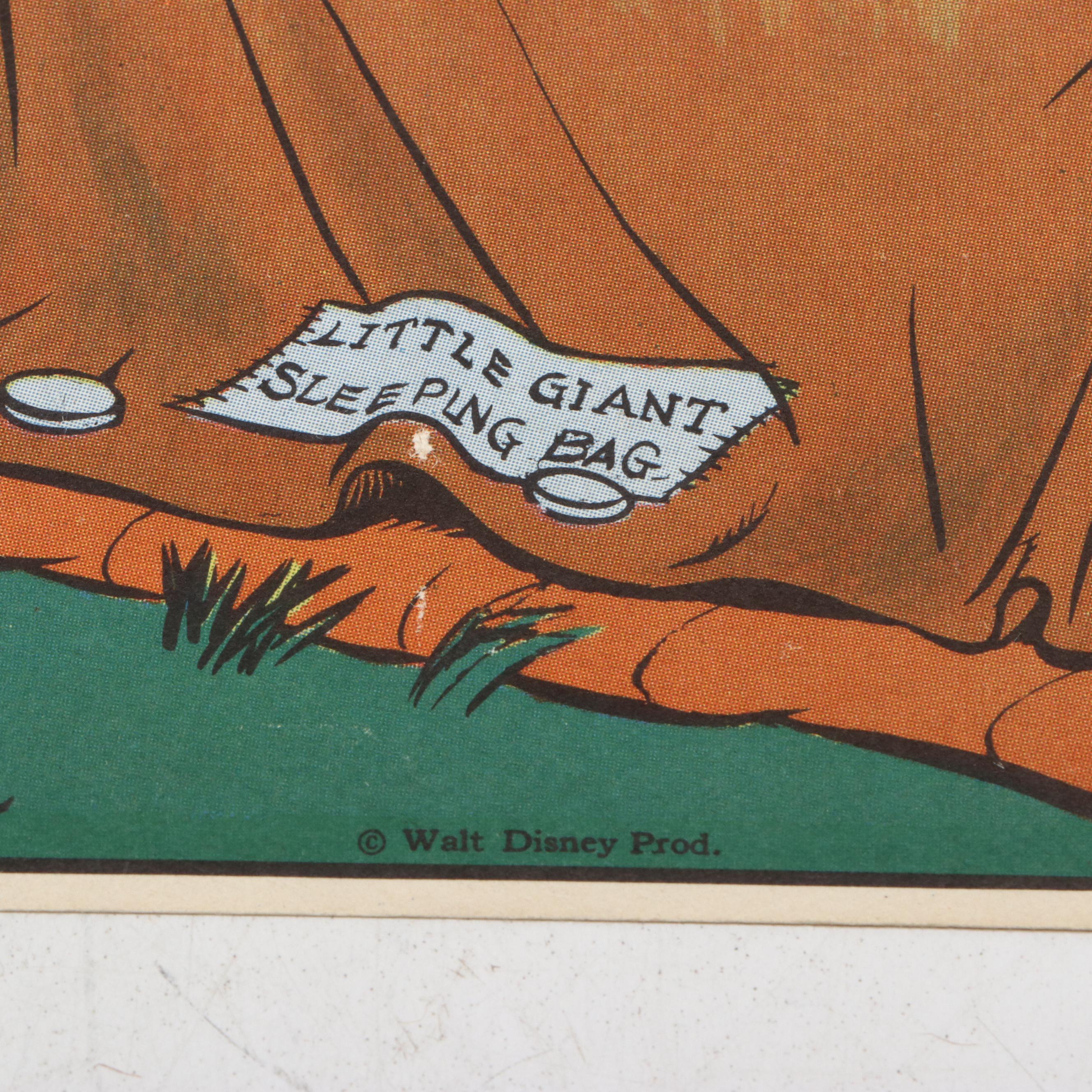 Vintage Disney Carl Barks Illustrated Donald Duck Prints, Mid 20th Century