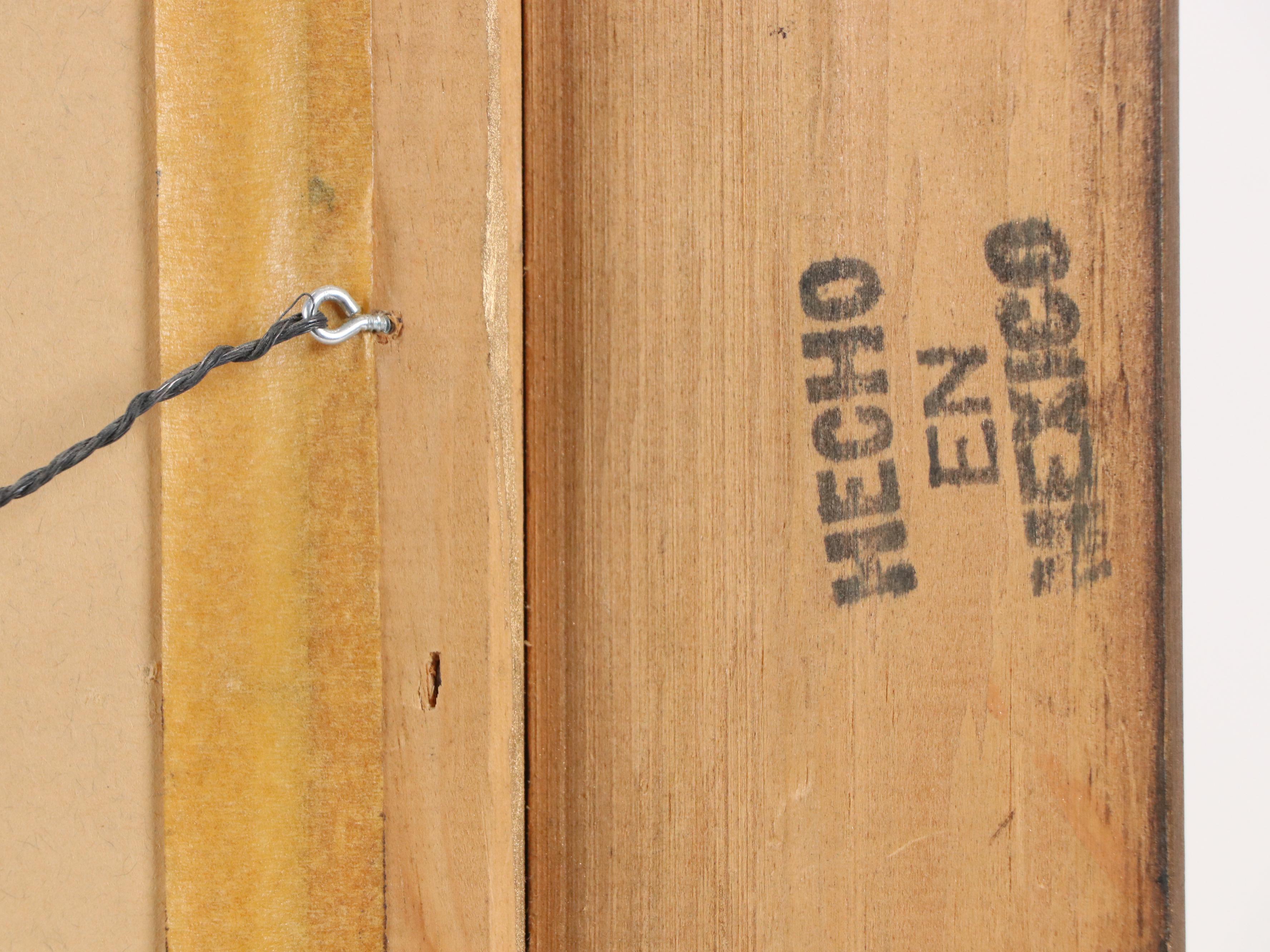 G. Boucher Winter Landscape Oil Painting "Sugar Hut, Morrisburg"