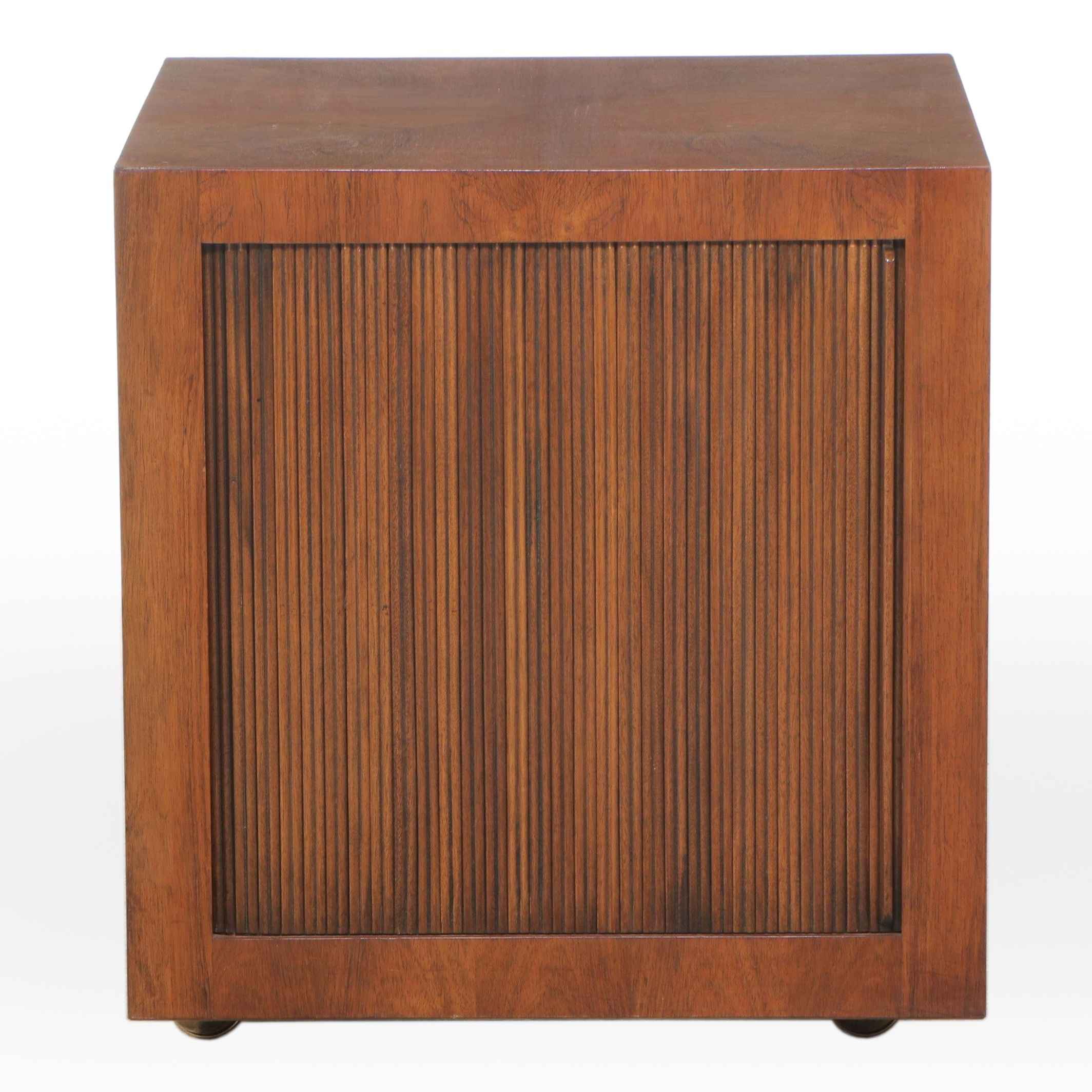 Henredon Mid Century Modern Rosewood Bar Cabinet on Casters