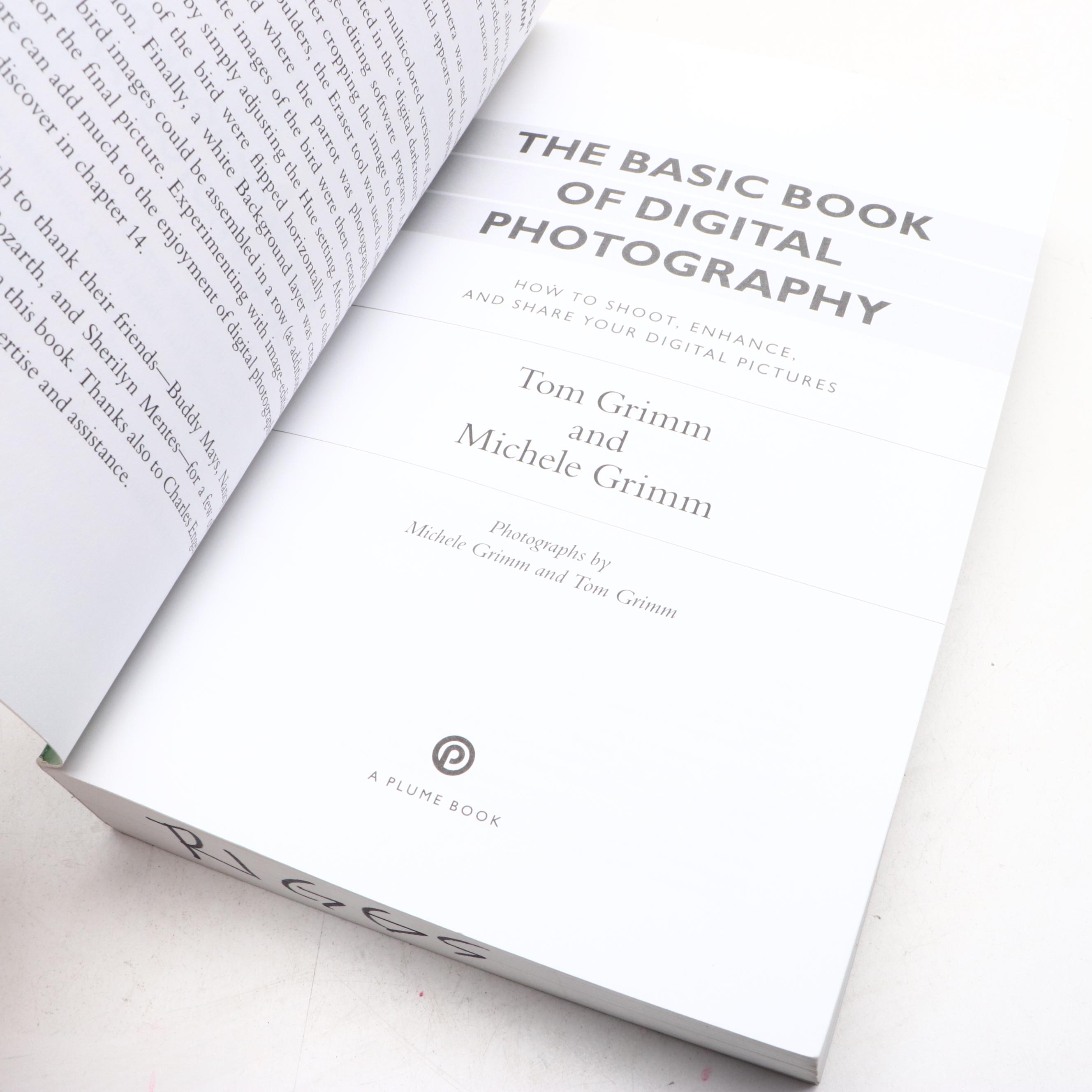 Digital Photography and Adobe Photoshop Instructional Books