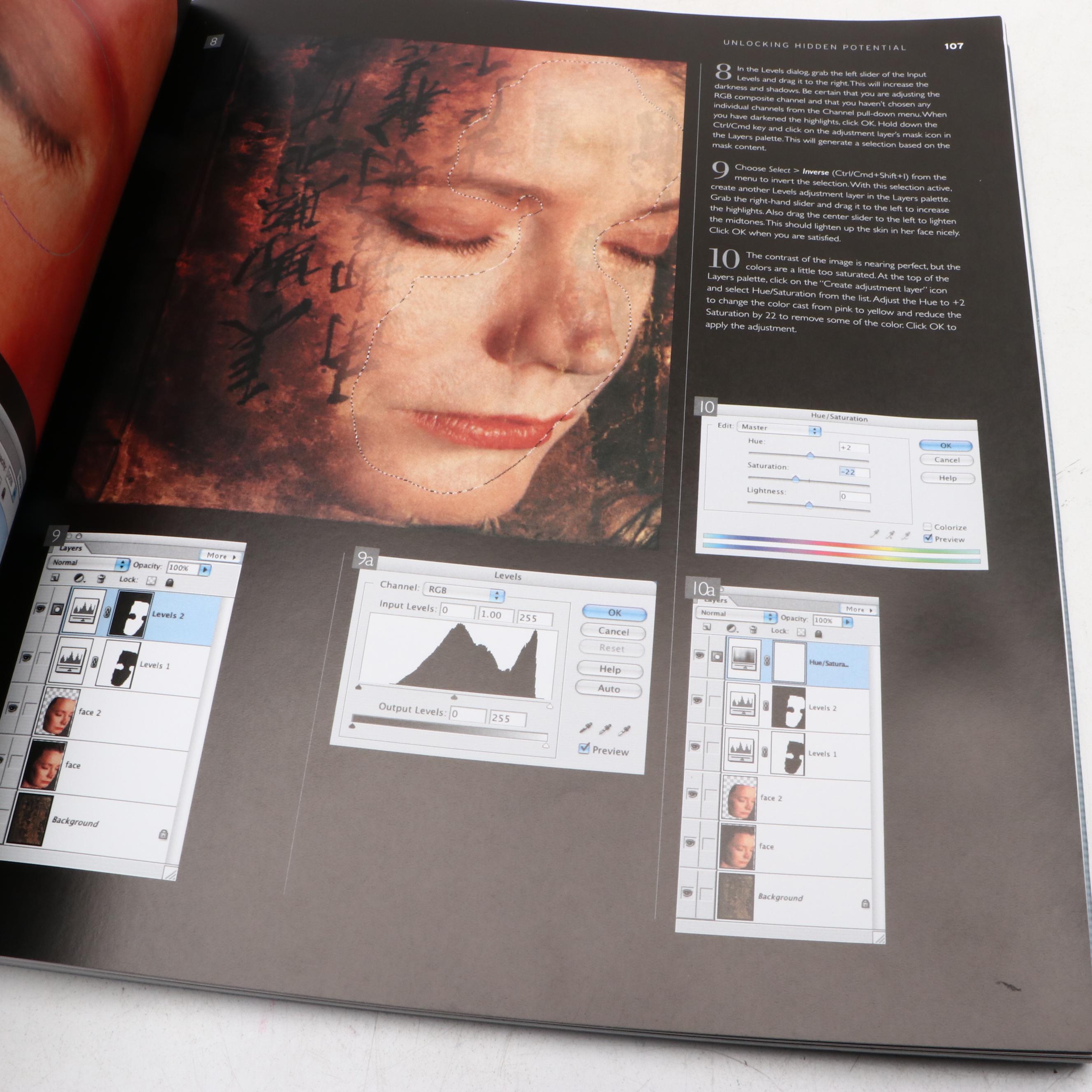 Digital Photography and Adobe Photoshop Instructional Books