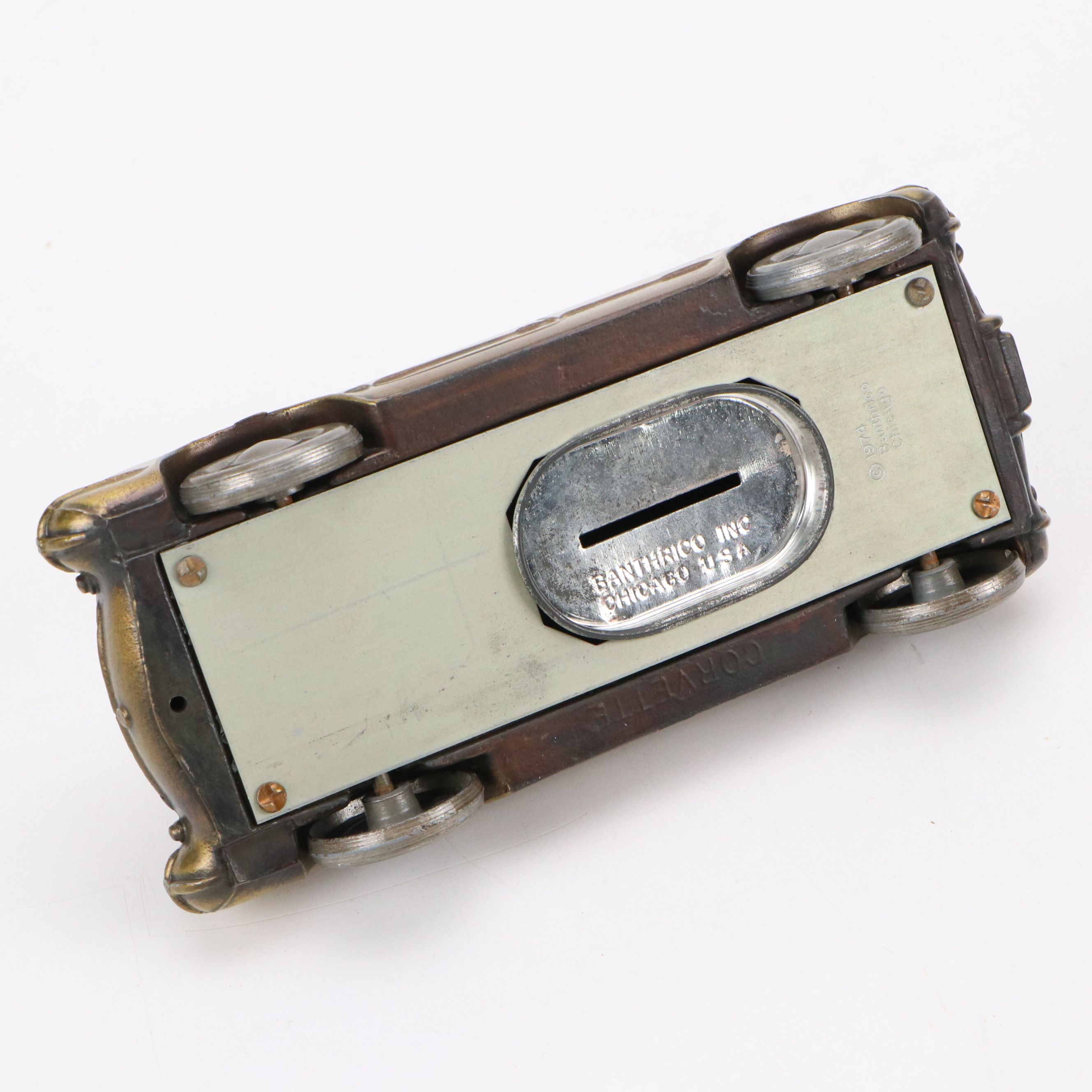 Banthrico First Federal Savings Car Bank with Other Toys, Mid-20th Century