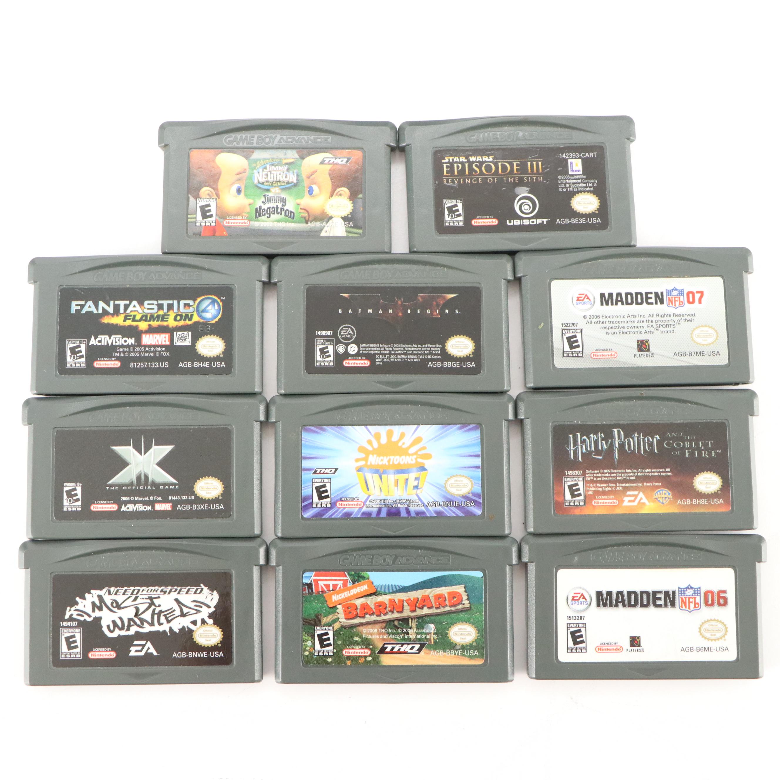 Nintendo DS Lite with "Madden '06," "Batman Begins," and More Games