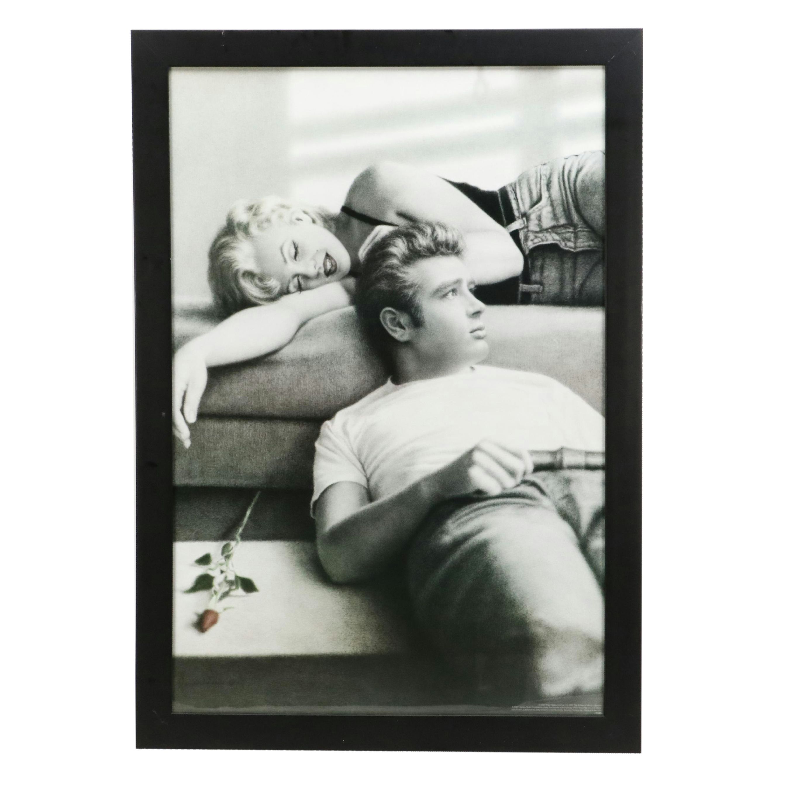 Offset Lithograph of Marilyn Monroe and James Dean After Paul Gassenheimer, 2007